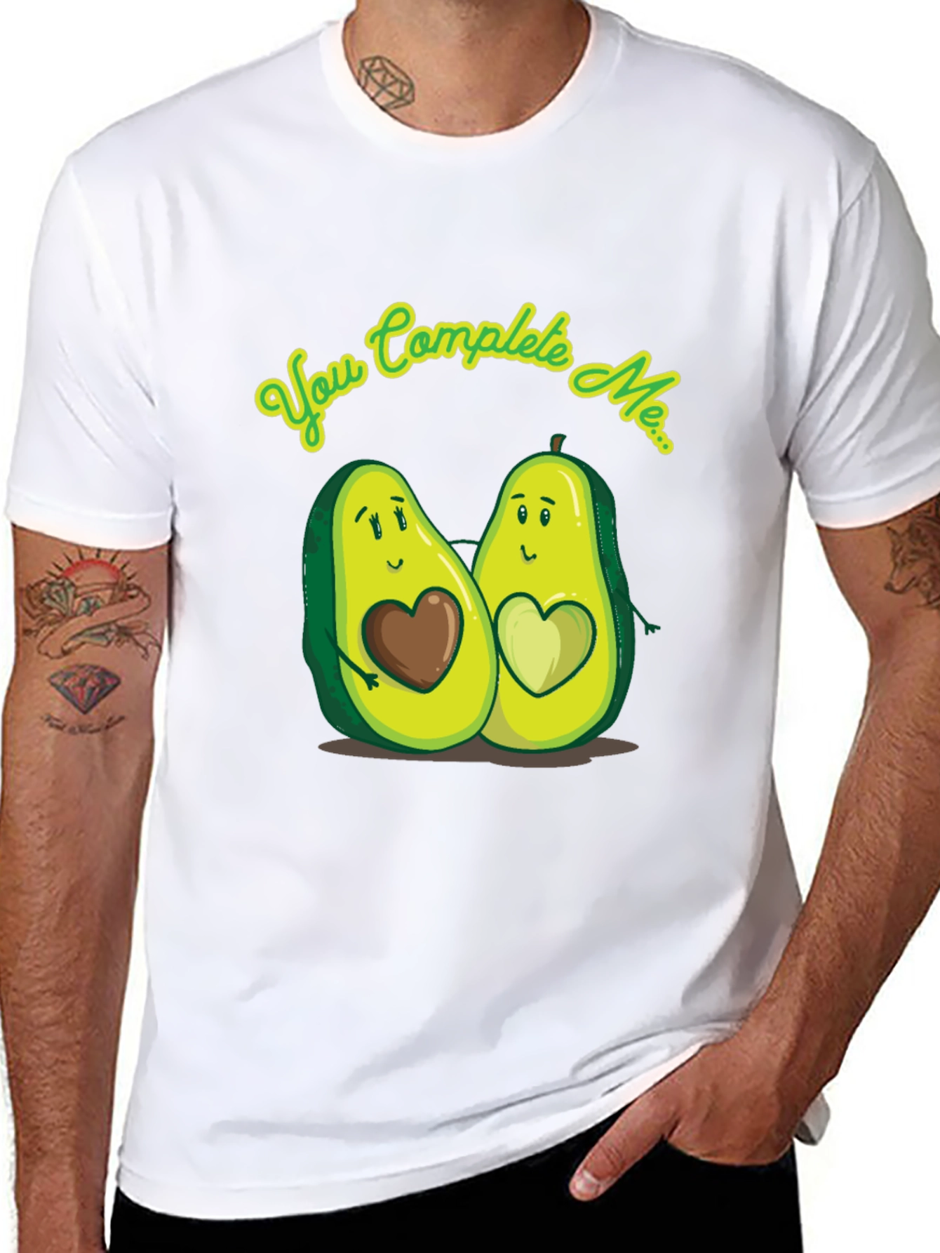 Avocado You Complete Me Graphic Tee