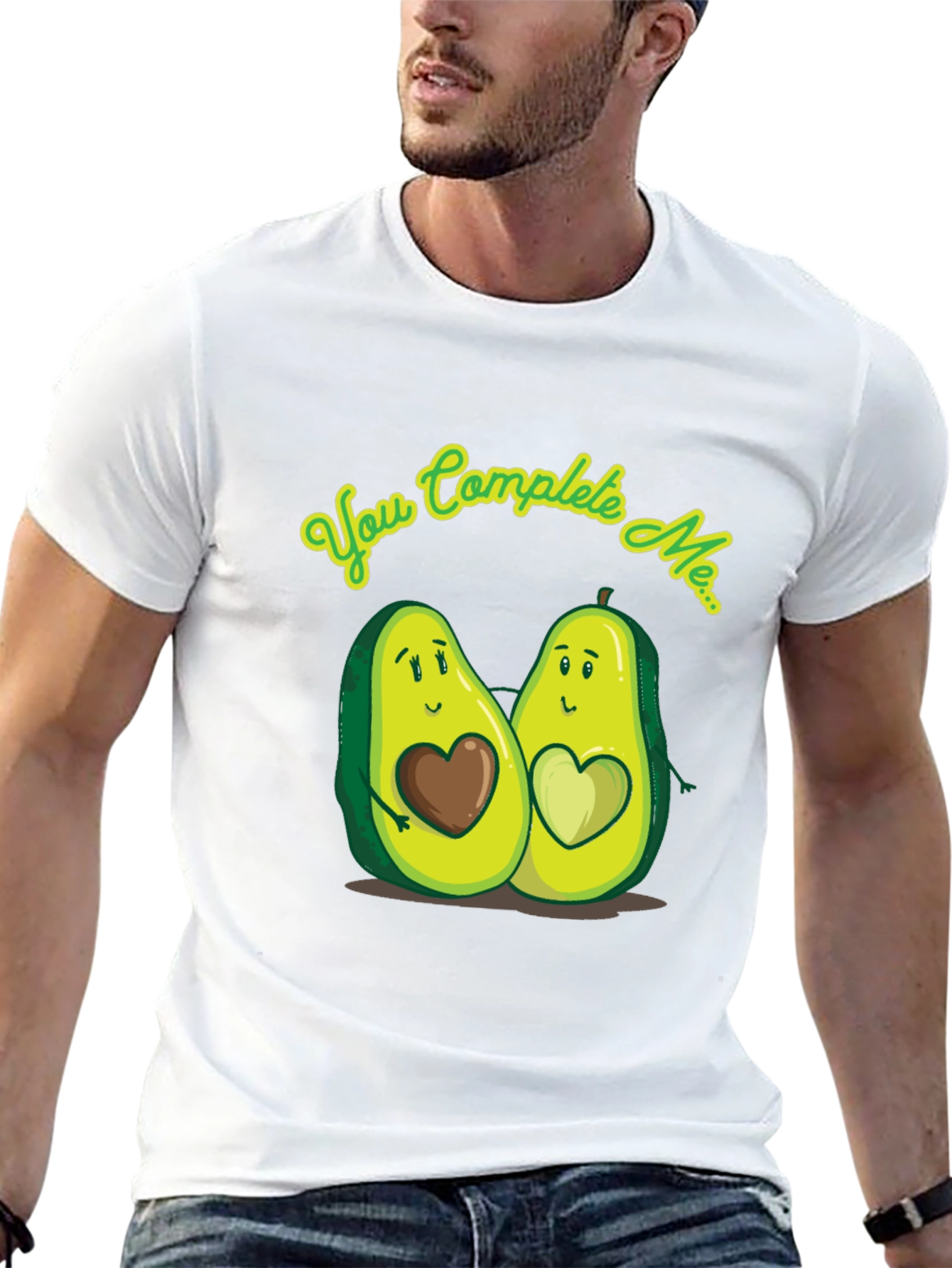 Avocado You Complete Me Graphic Tee