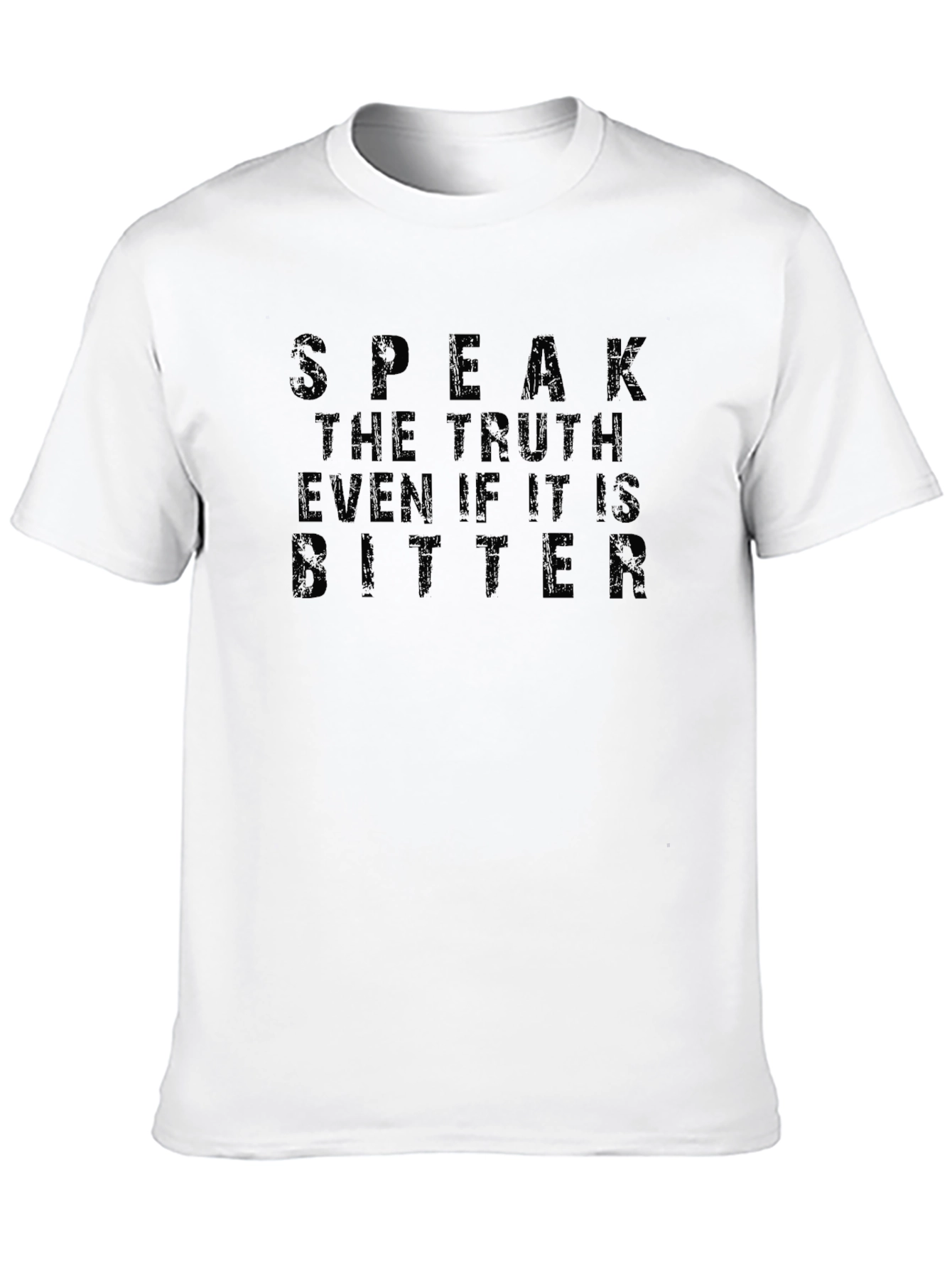 Speak the Truth T-Shirt - Unisex Black Tee