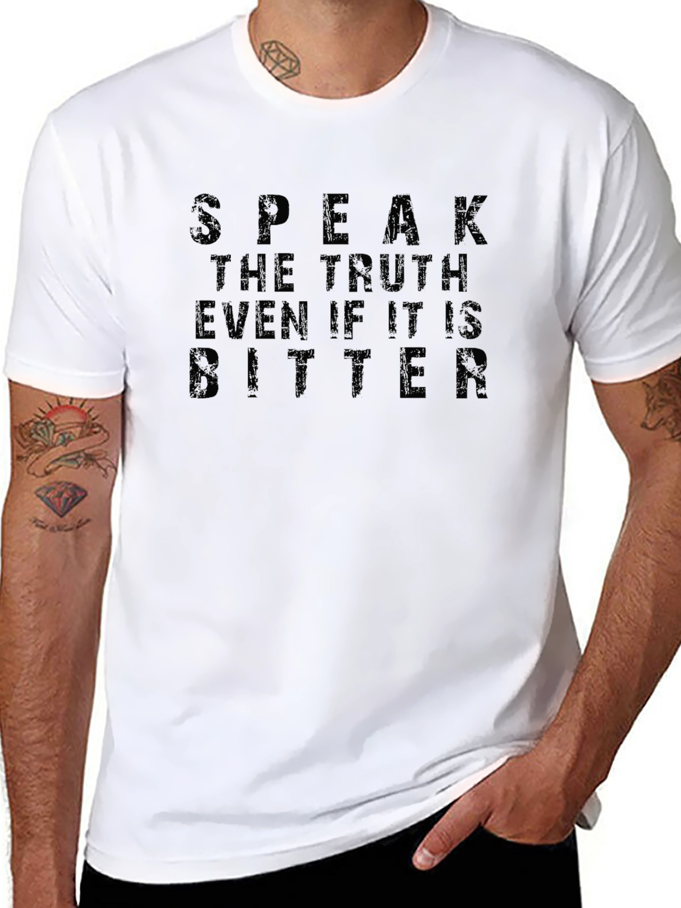Speak the Truth T-Shirt - Unisex Black Tee