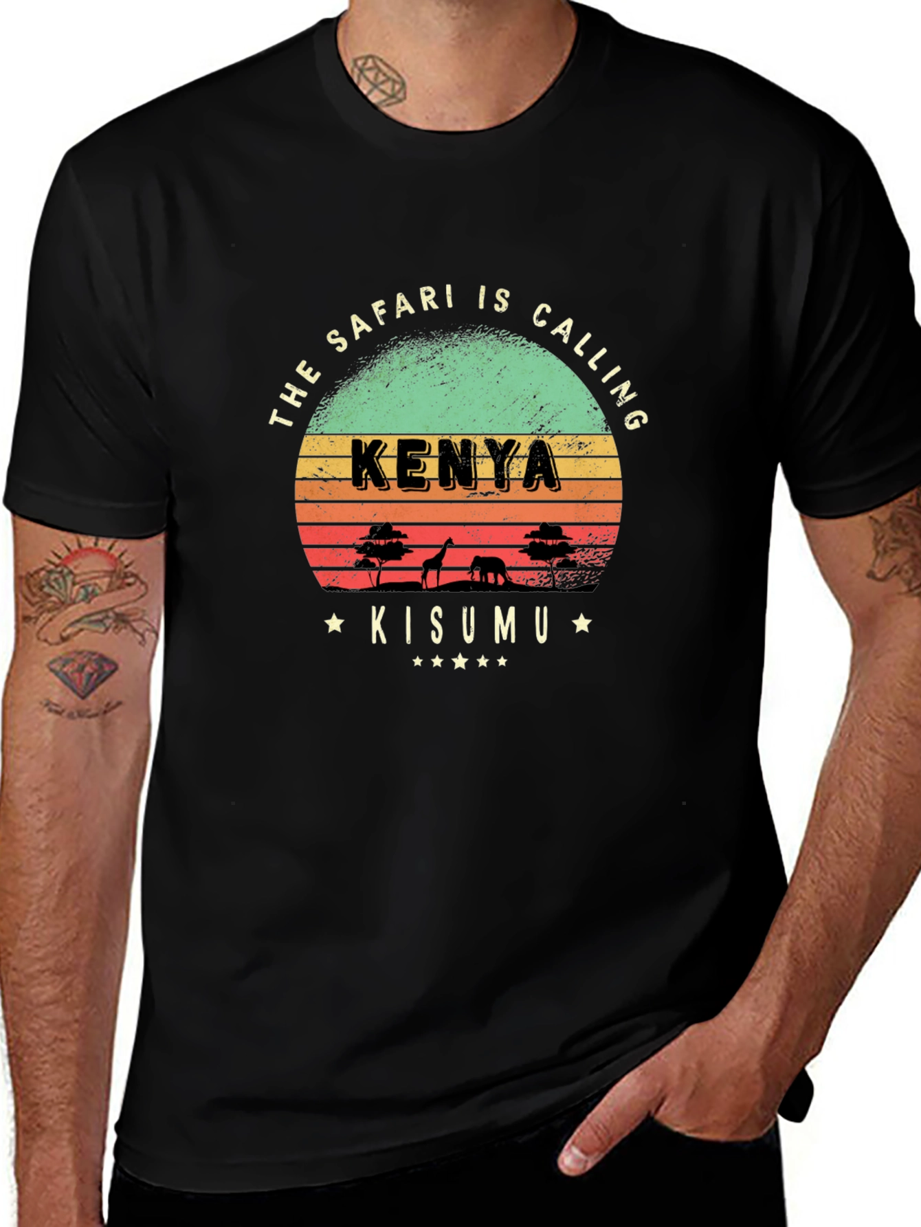 Kenya Safari Graphic T-Shirt