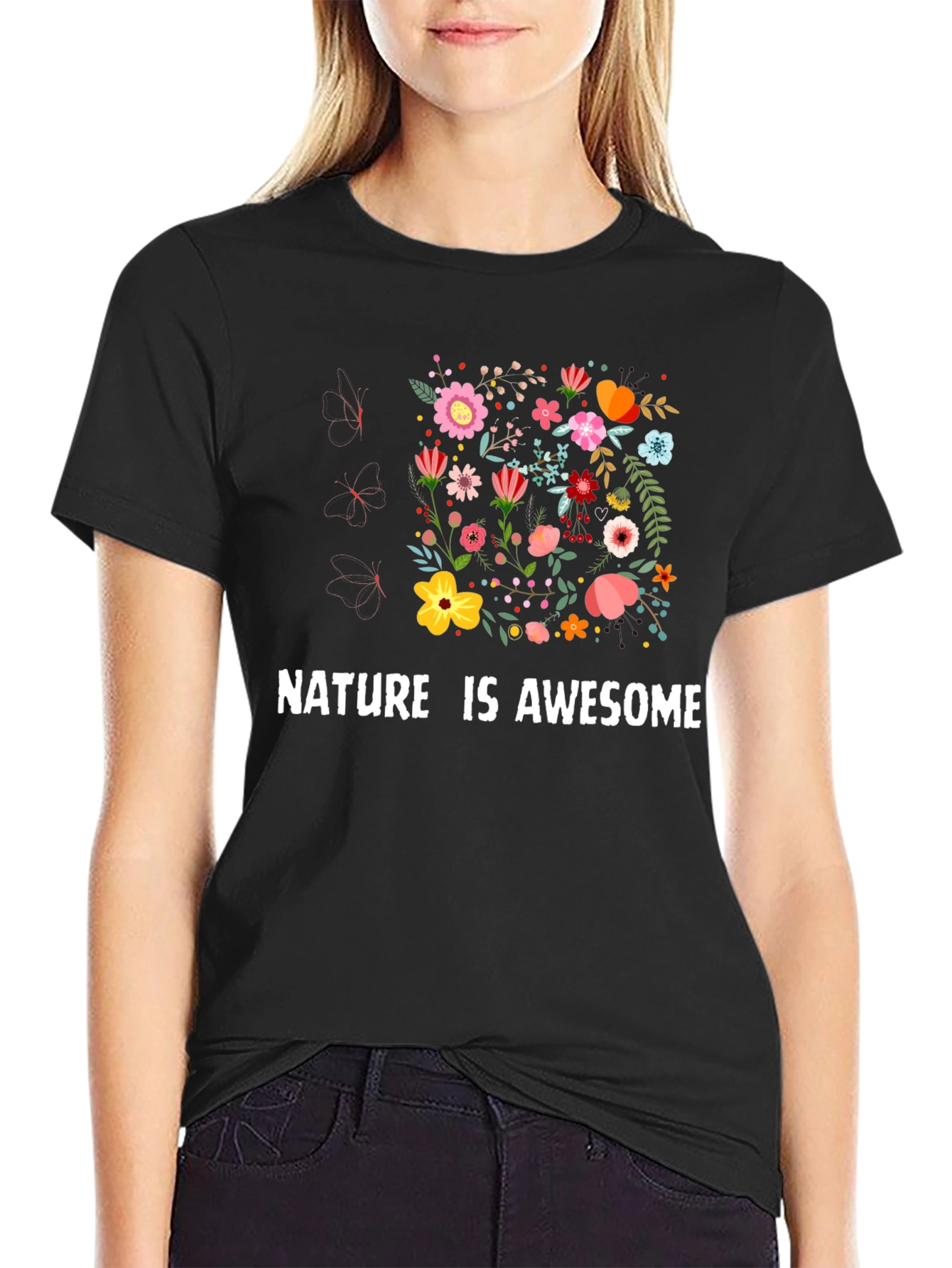 Nature Is Awesome Graphic Tee