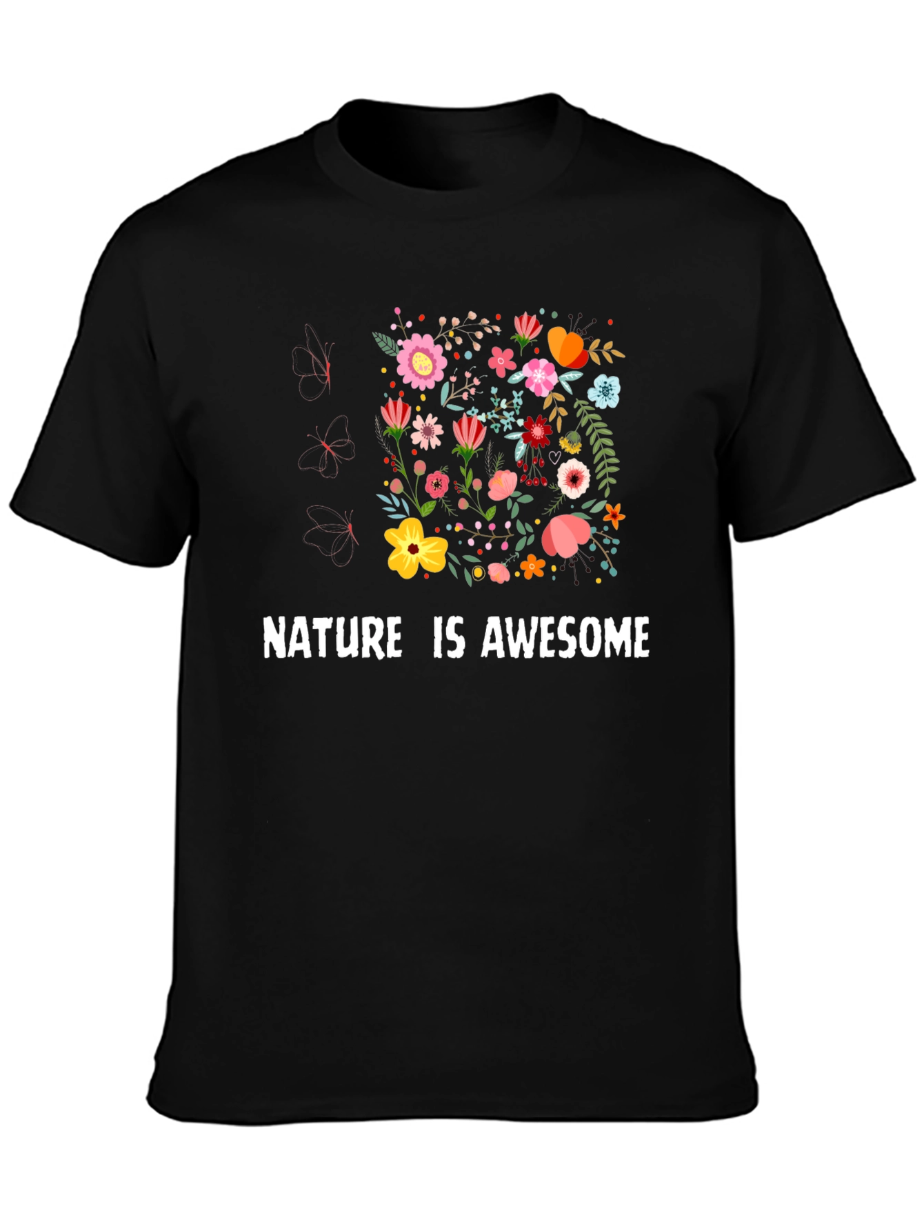 Nature Is Awesome Graphic Tee
