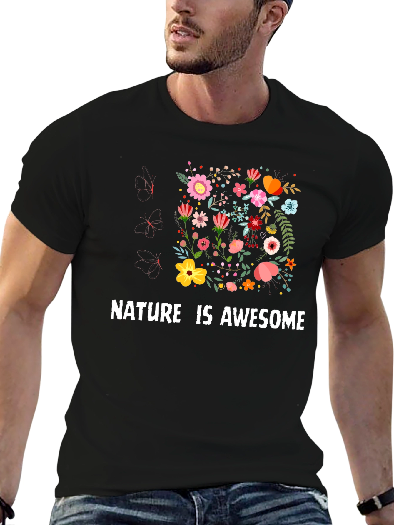 Nature Is Awesome Graphic Tee