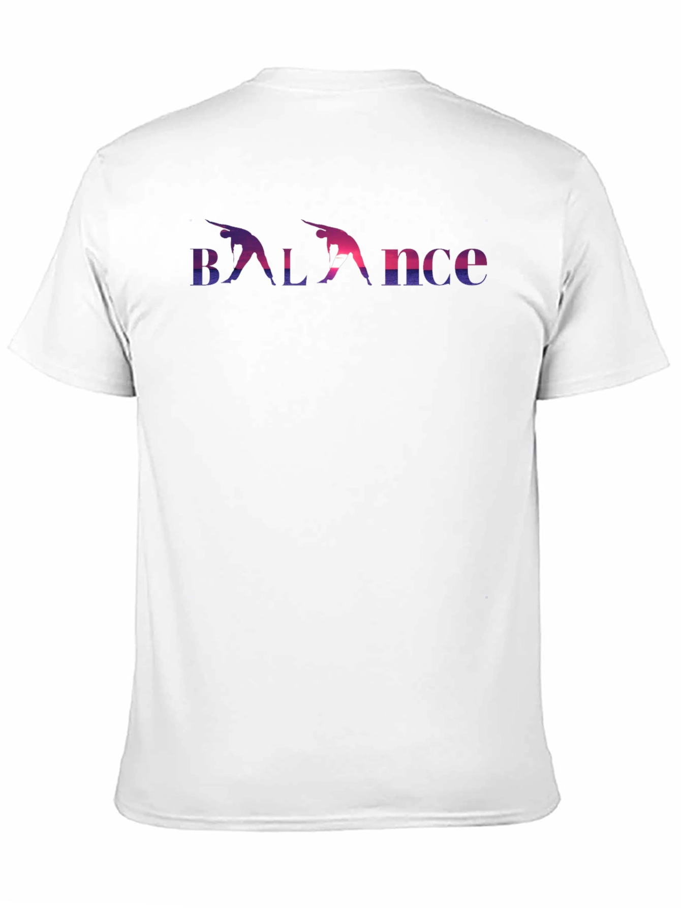 Balance Yoga Pose Graphic Tee - Soft Cotton Blend