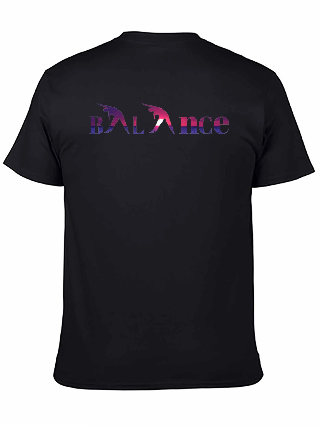 Balance Yoga Pose Graphic Tee - Soft Cotton Blend