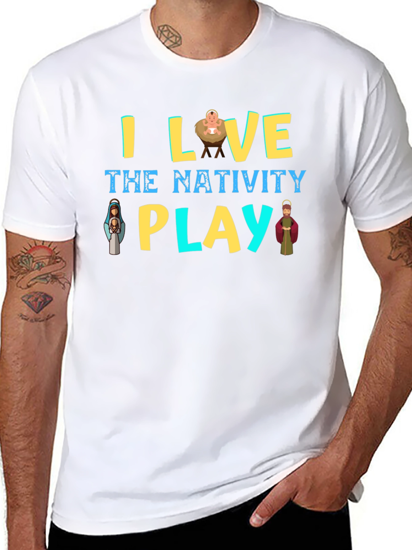 Nativity Play T-Shirt Christian Apparel