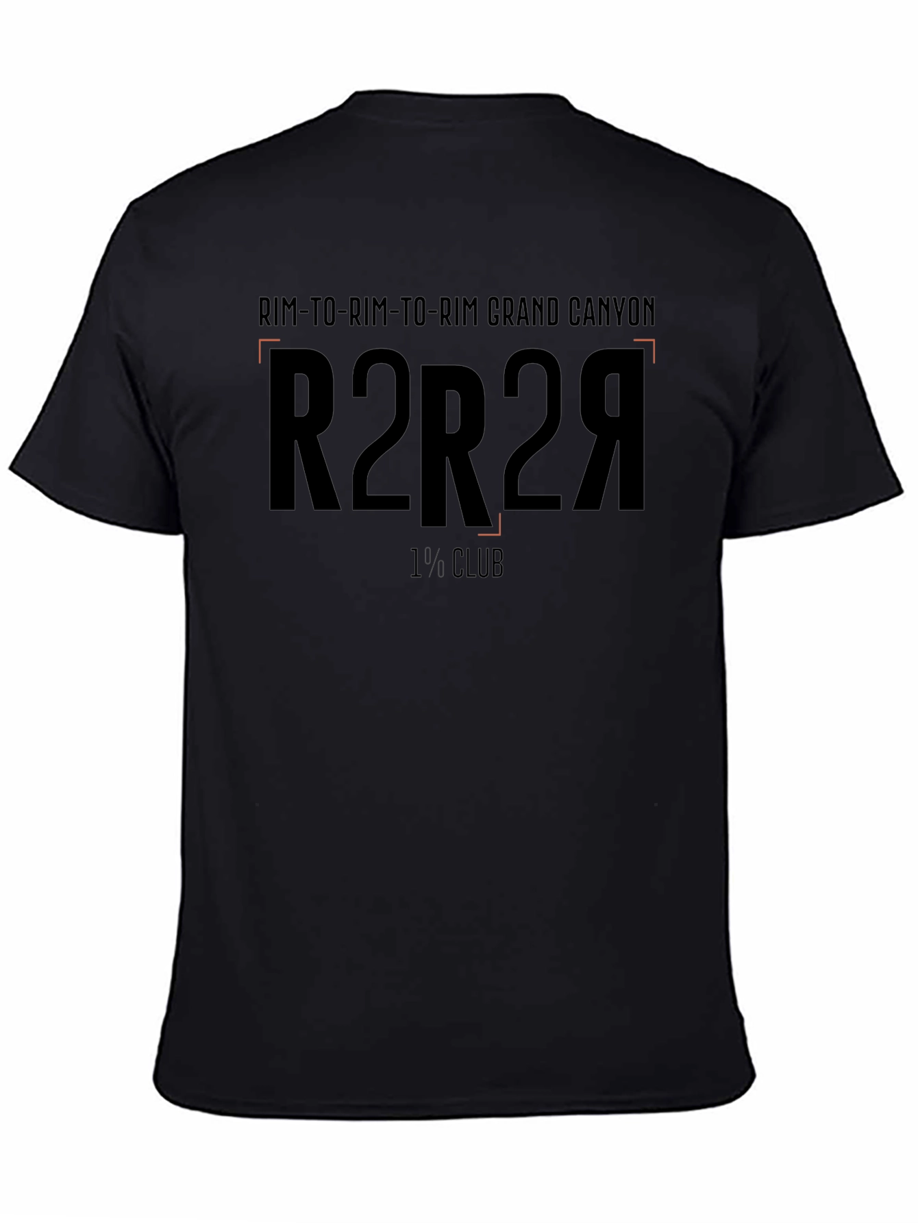 Rim-to-Rim Grand Canyon R2R2R Black T-Shirt