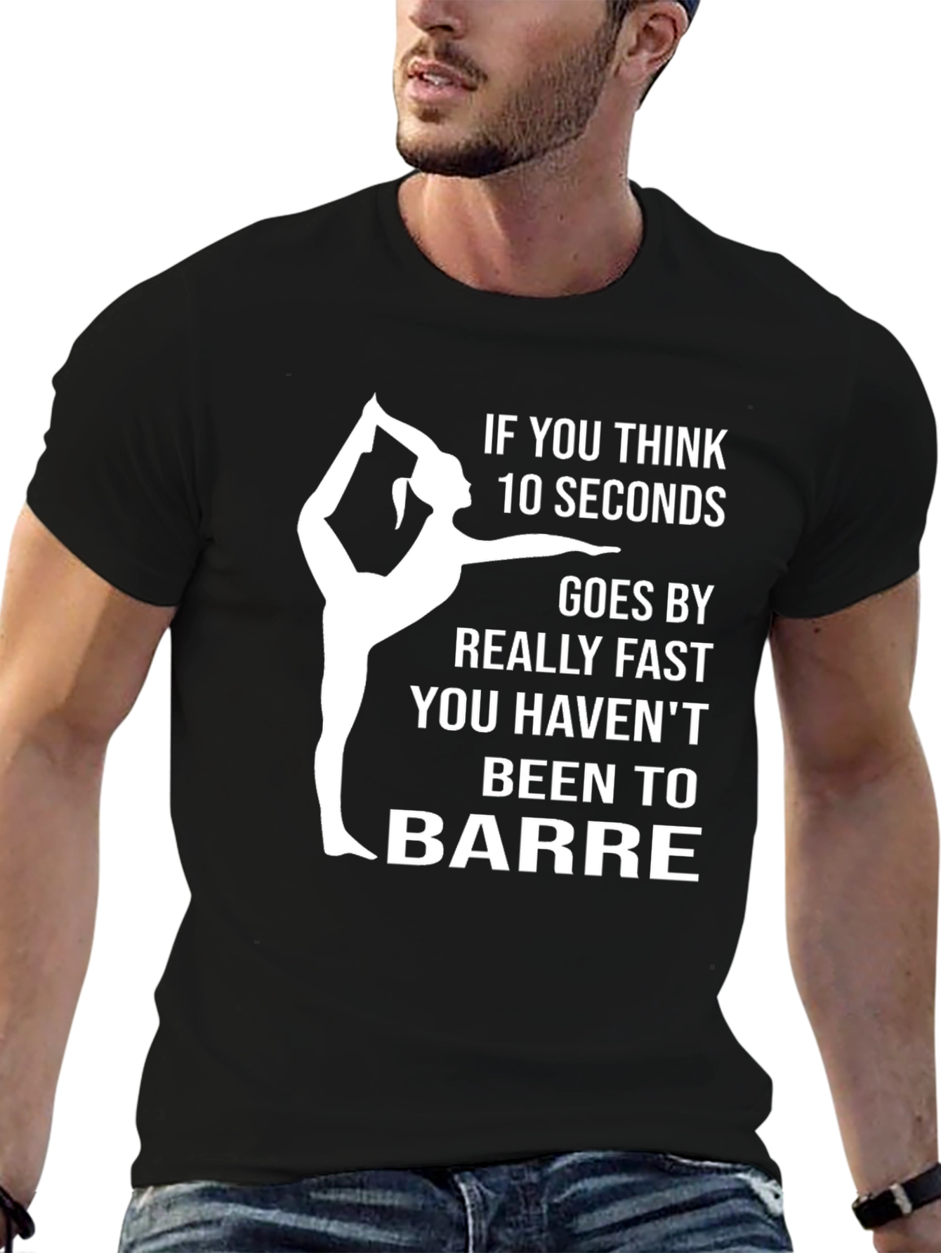 Barre Workout Graphic Tee - Funny Fitness Shirt