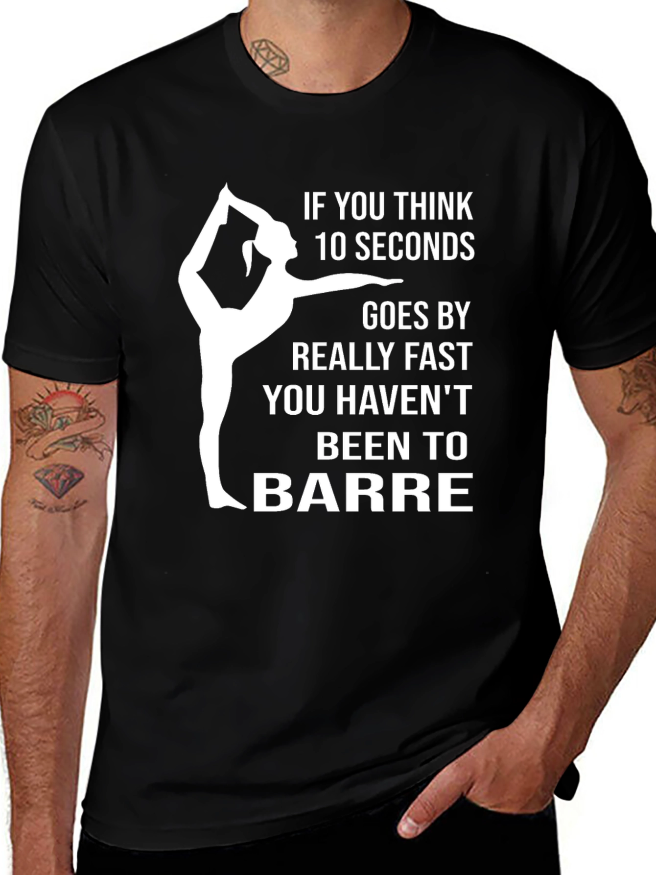 Barre Workout Graphic Tee - Funny Fitness Shirt