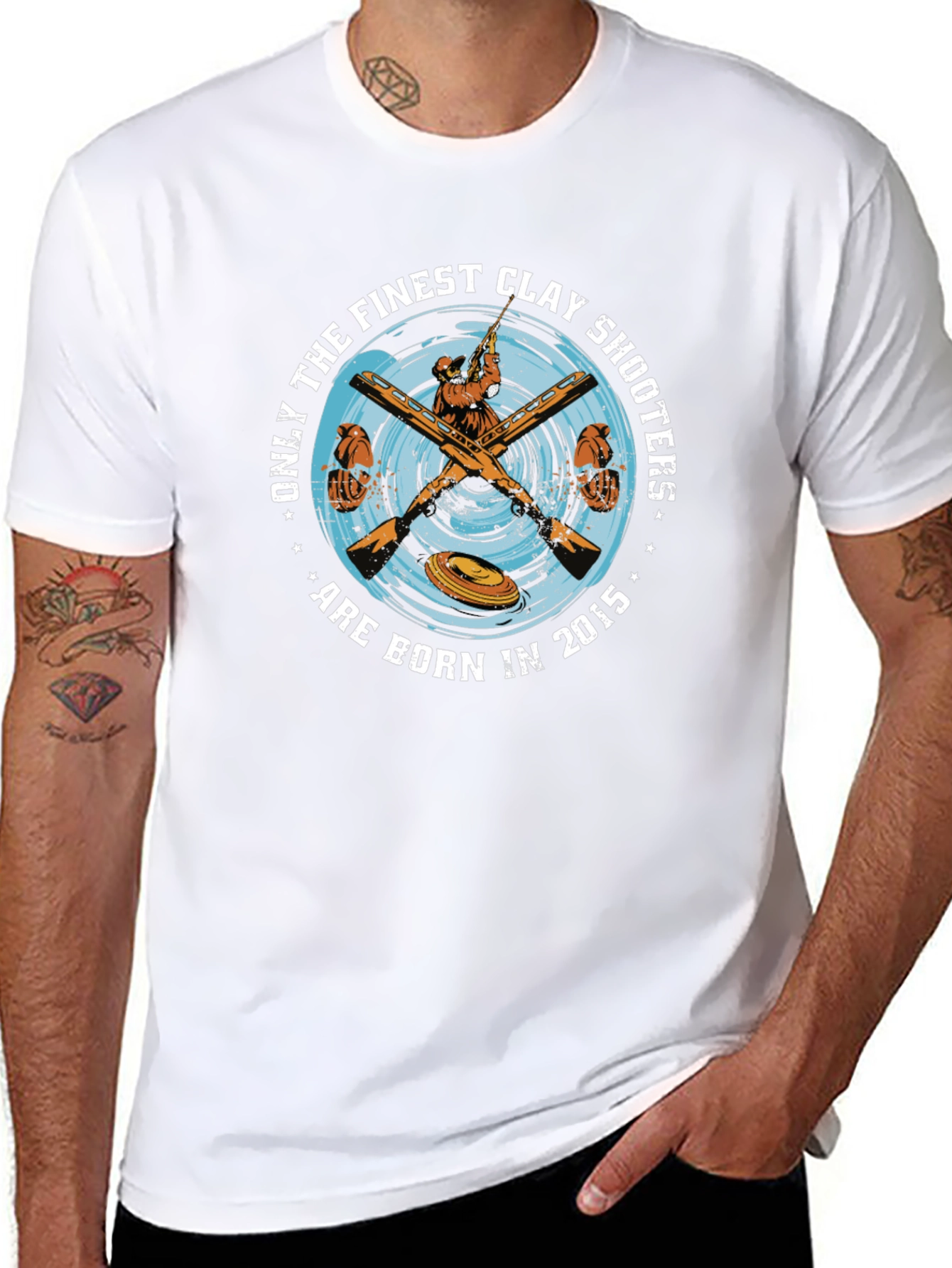 Finest Clay Shooters Born in 2015 T-Shirt