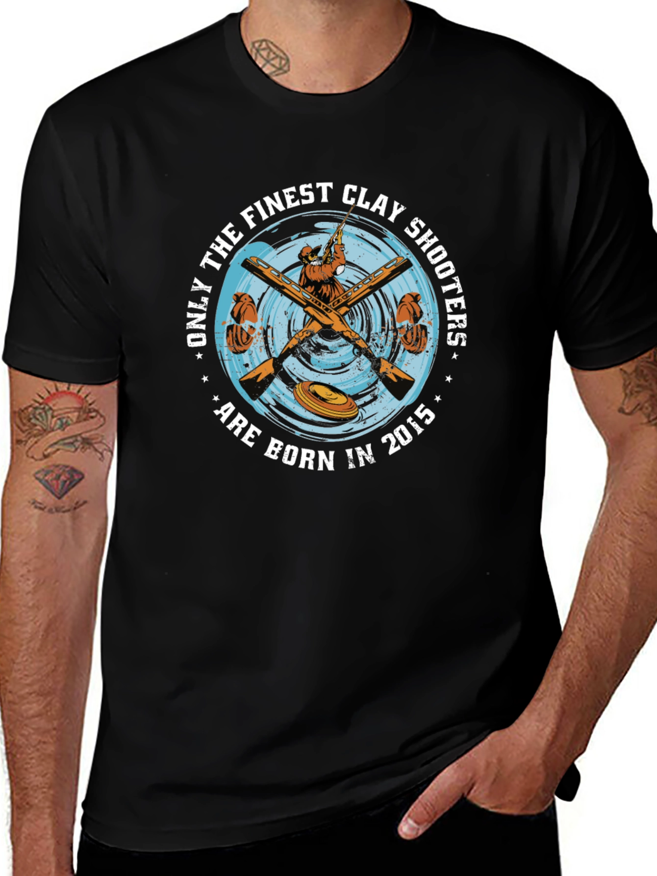 Finest Clay Shooters Born in 2015 T-Shirt