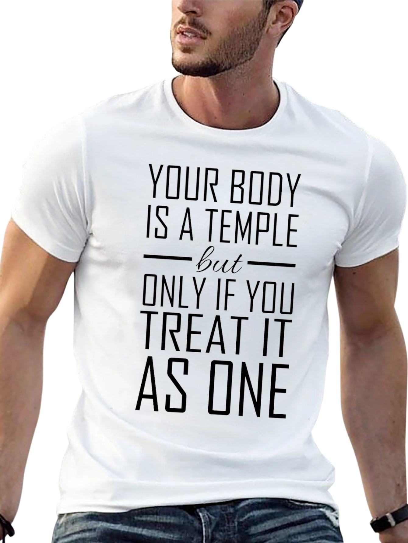Body Temple Graphic Print Tee