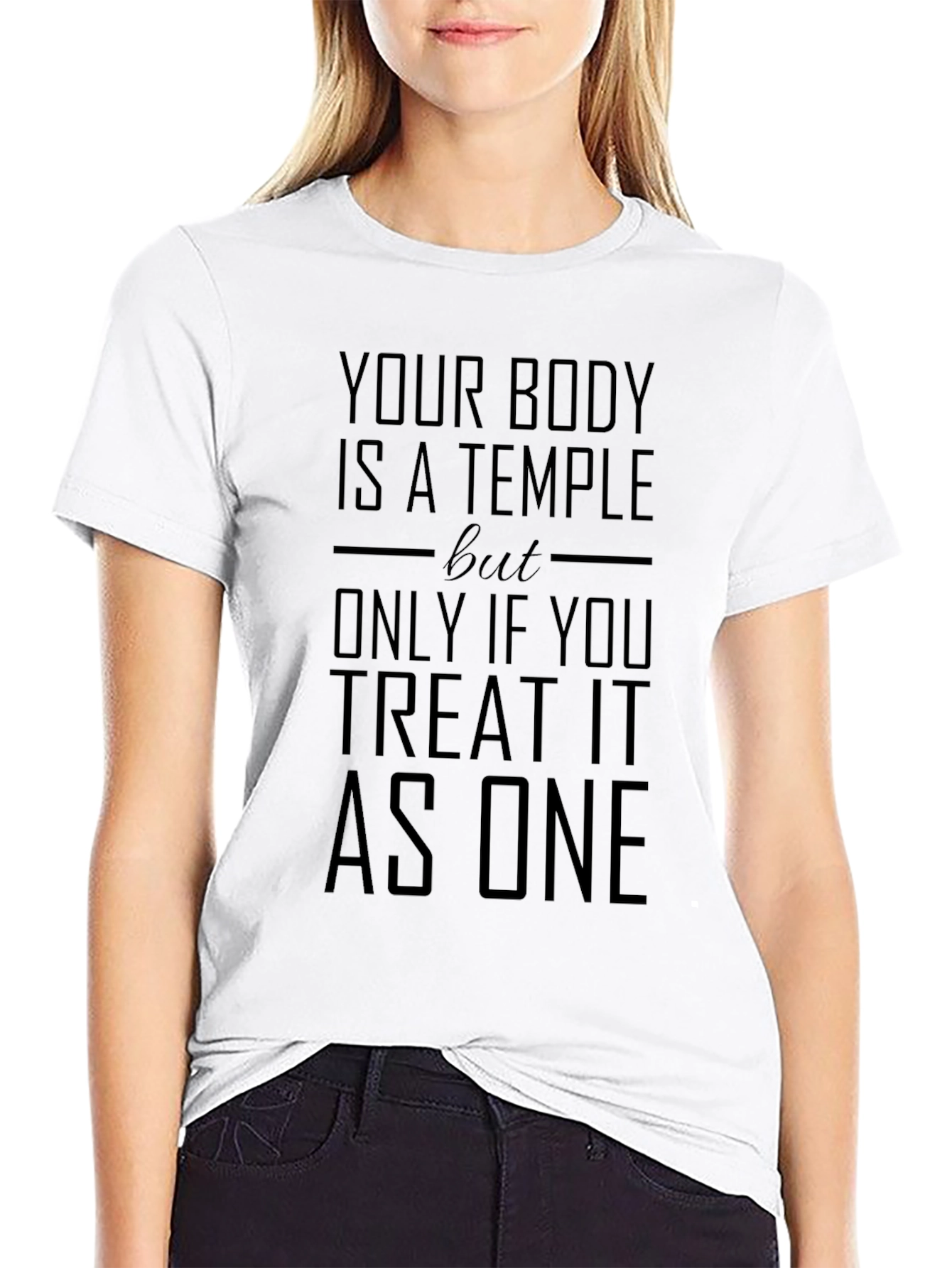 Body Temple Graphic Print Tee