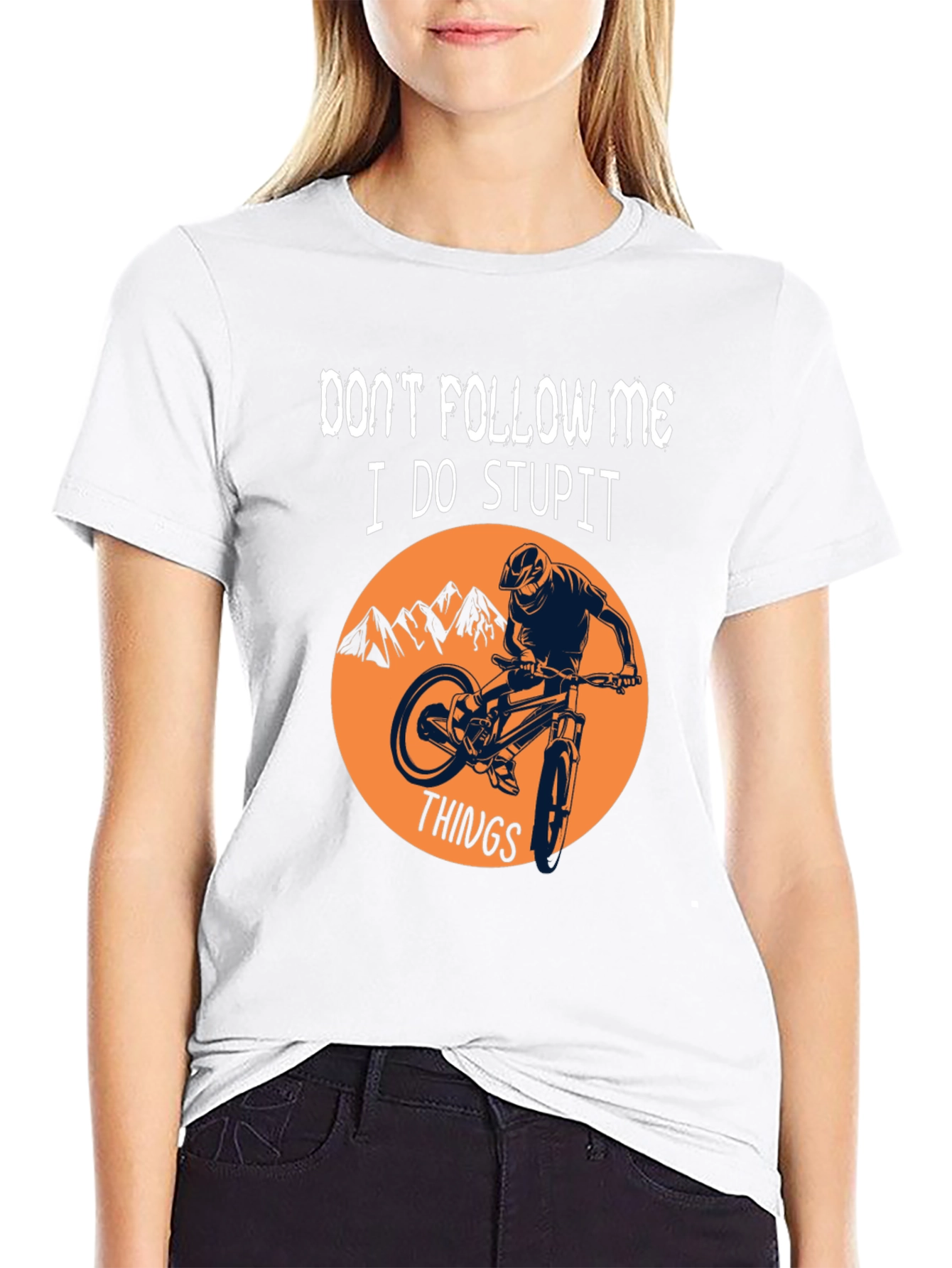 Dont Follow Me Graphic T-Shirt - Mountain Biking