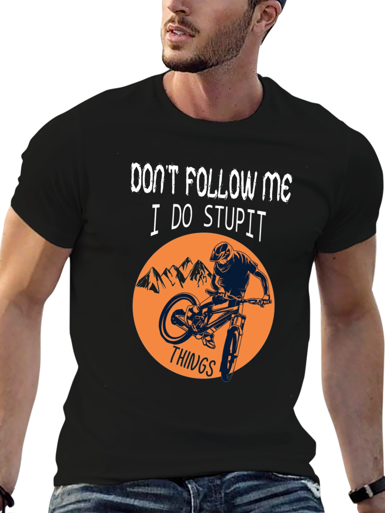 Dont Follow Me Graphic T-Shirt - Mountain Biking