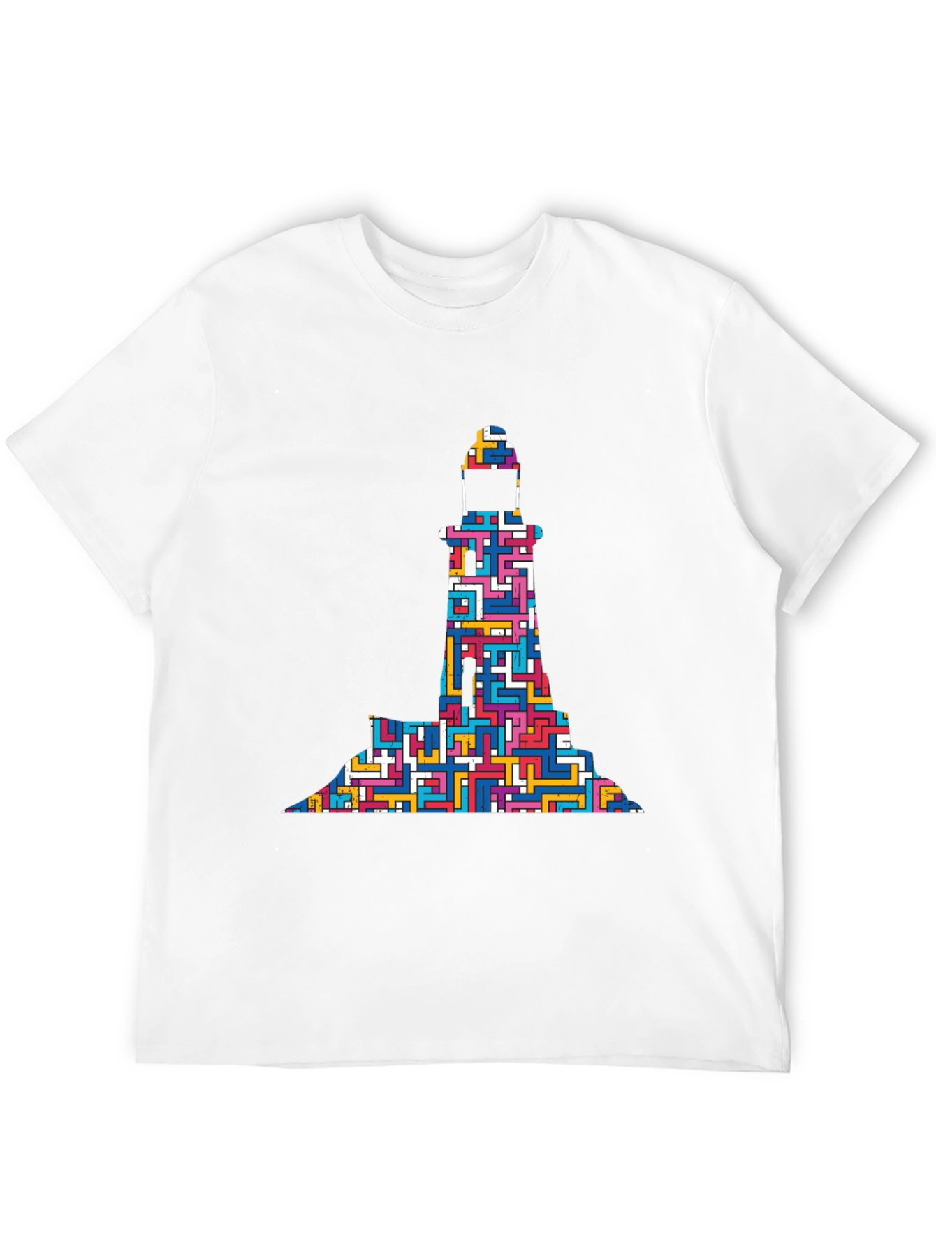 Maze Lighthouse Graphic Tee