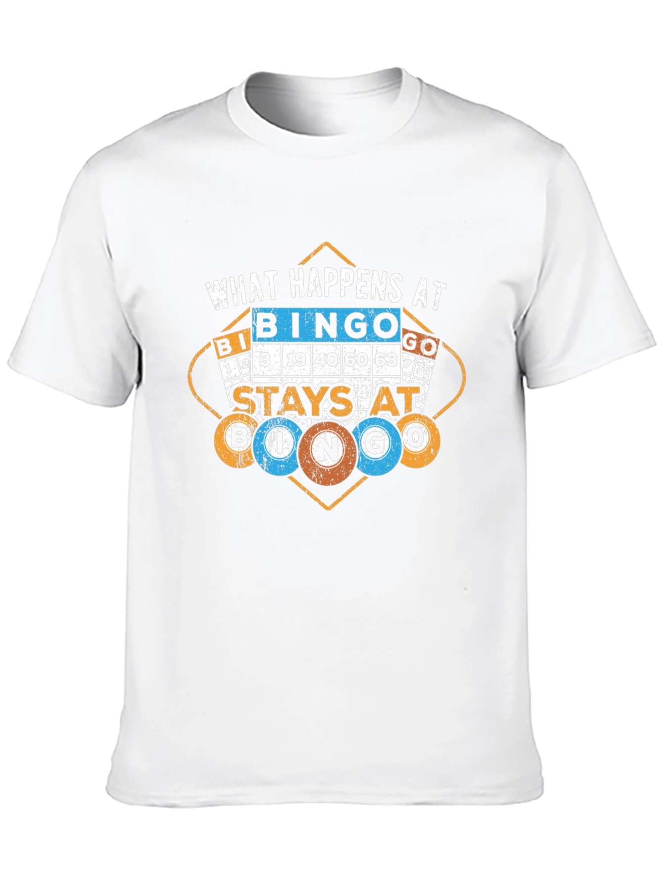 What Happens at Bingo Stays at Bingo Black T-Shirt