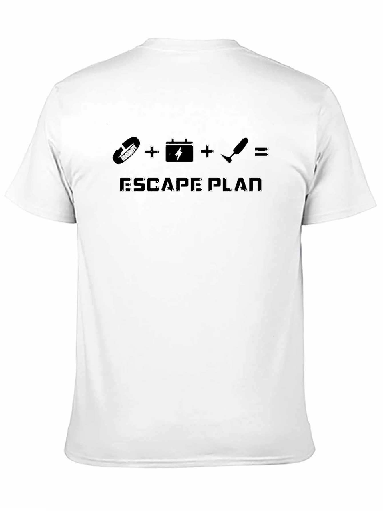 Escape Plan Black Graphic T-Shirt
