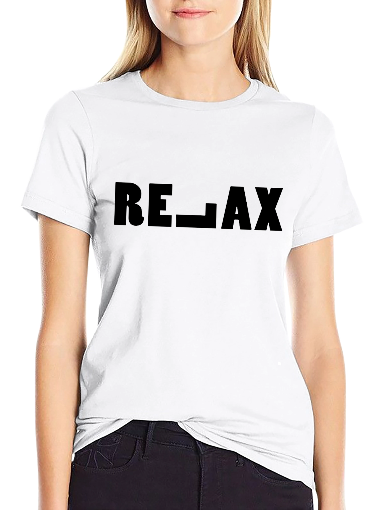 Relax Graphic Tee - Mens Black T-Shirt