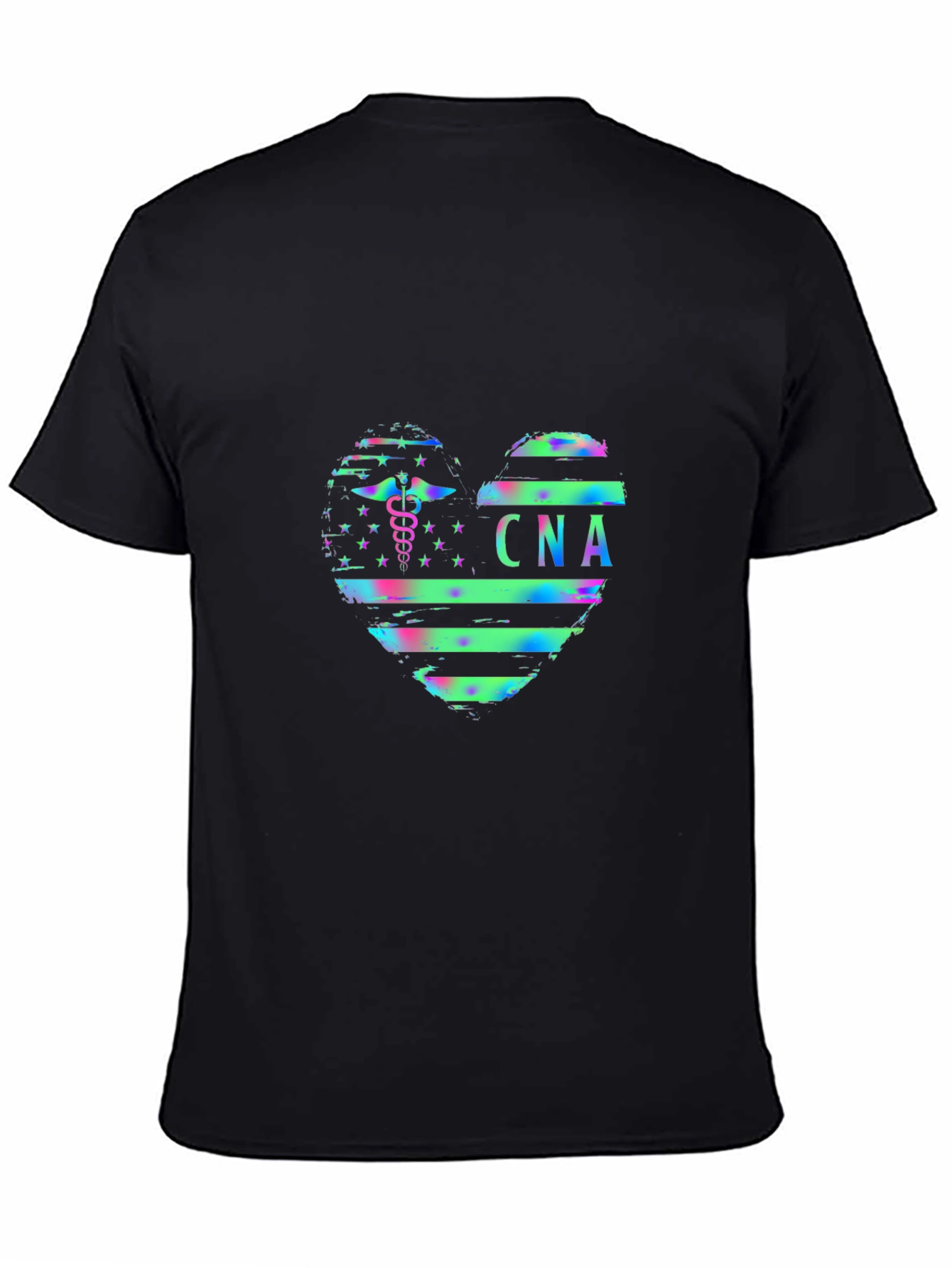 CNA Heart Graphic Tee - Certified Nursing Assistant T-Shirt