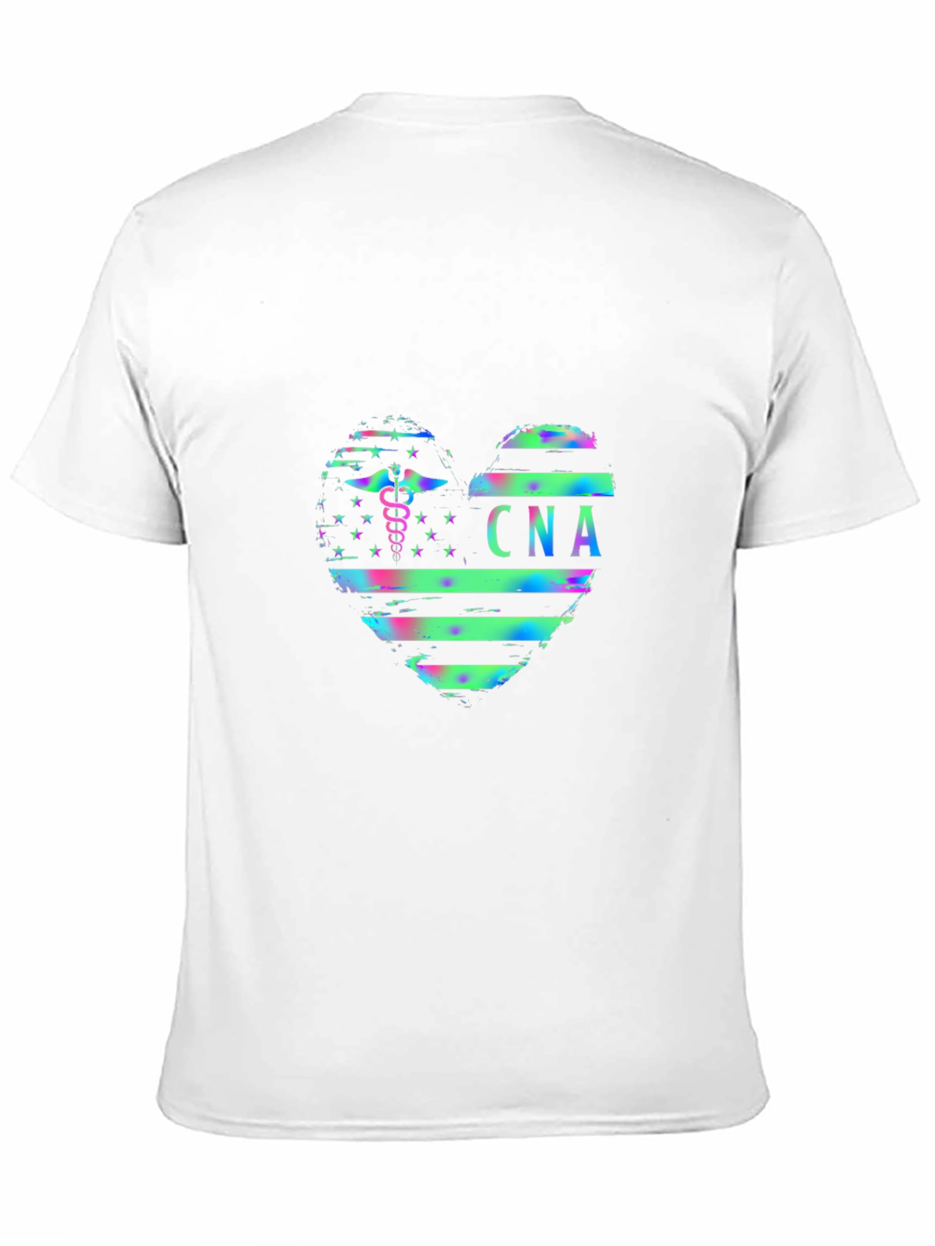 CNA Heart Graphic Tee - Certified Nursing Assistant T-Shirt