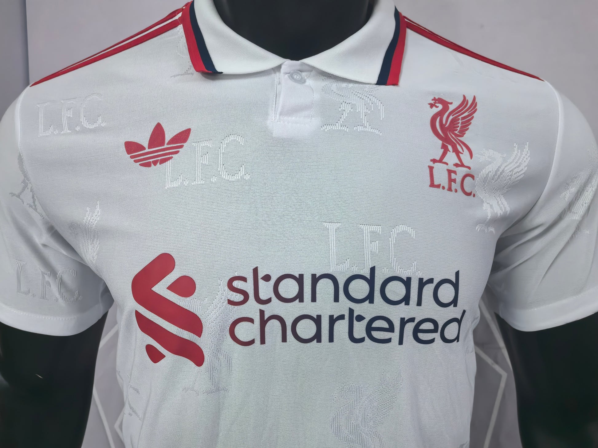 Liverpool White Special Edition Custom Edition Soccer Jersey