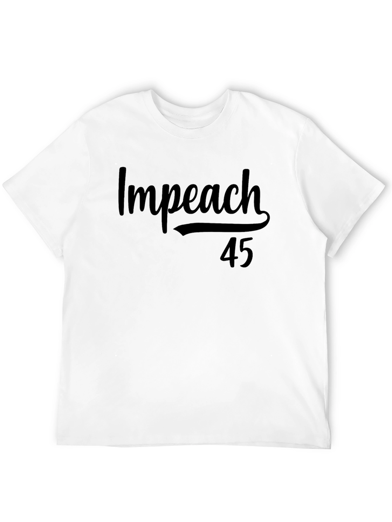 Impeach 45 Black Graphic Tee