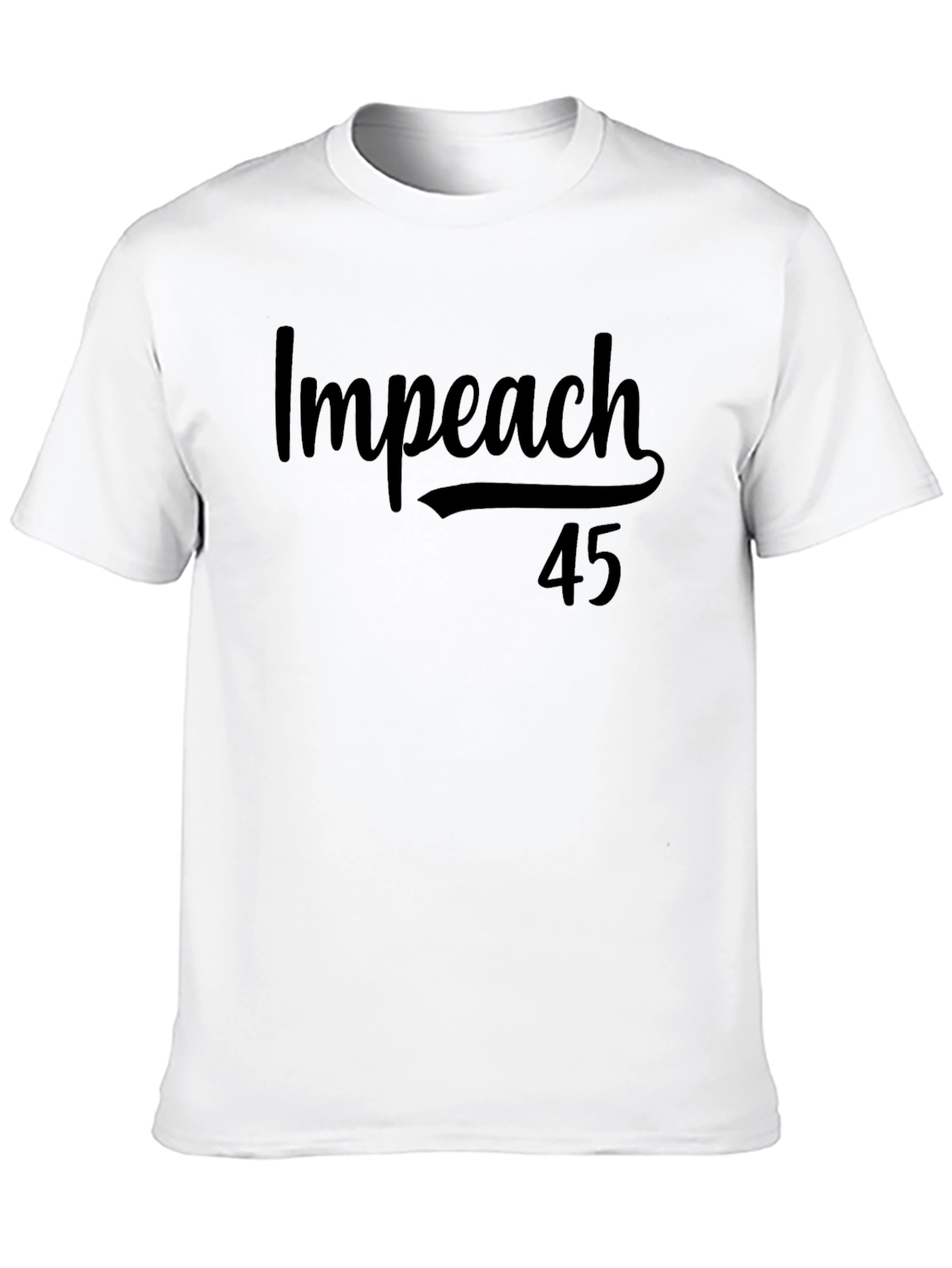 Impeach 45 Black Graphic Tee