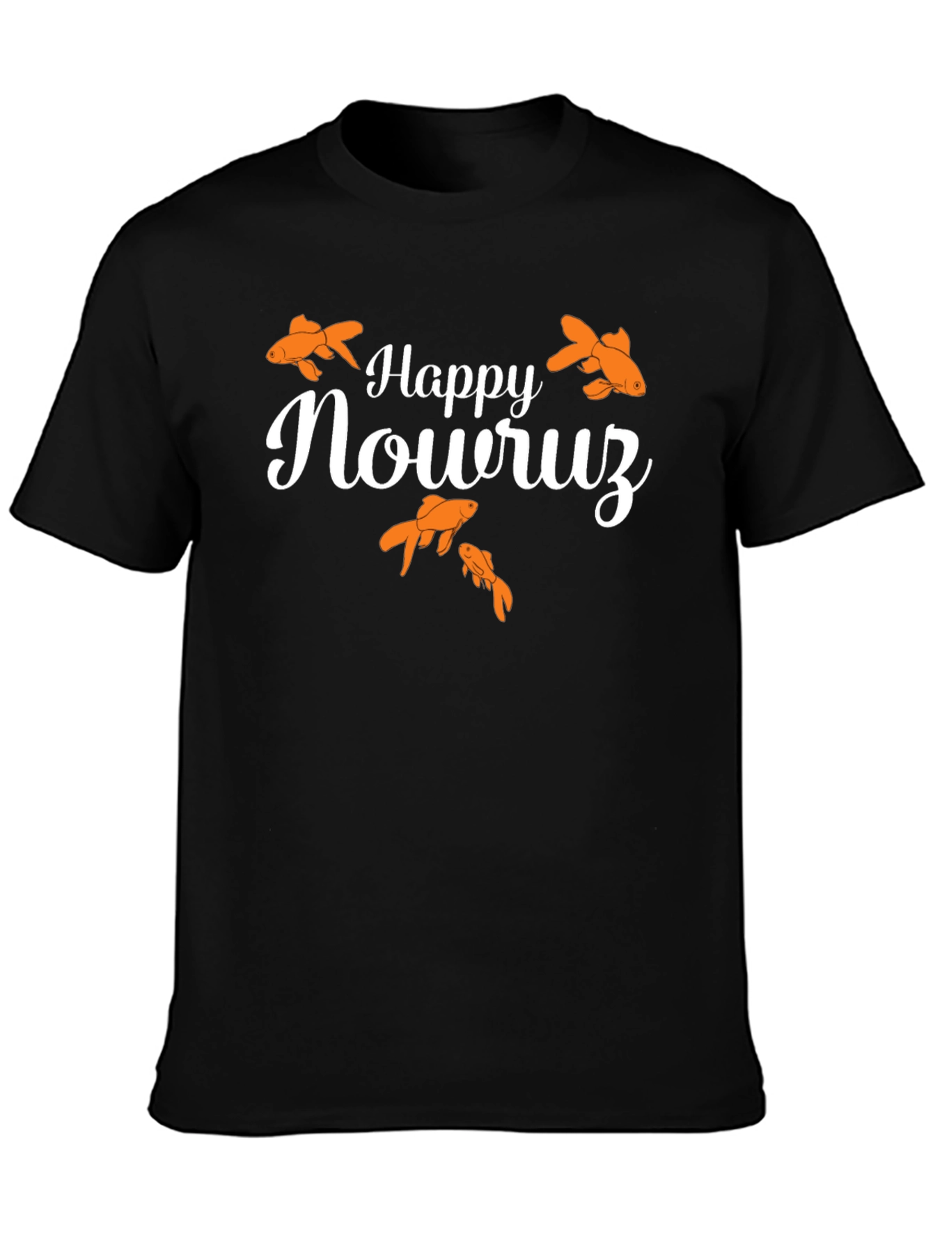 Happy Nowruz Goldfish Graphic T-Shirt
