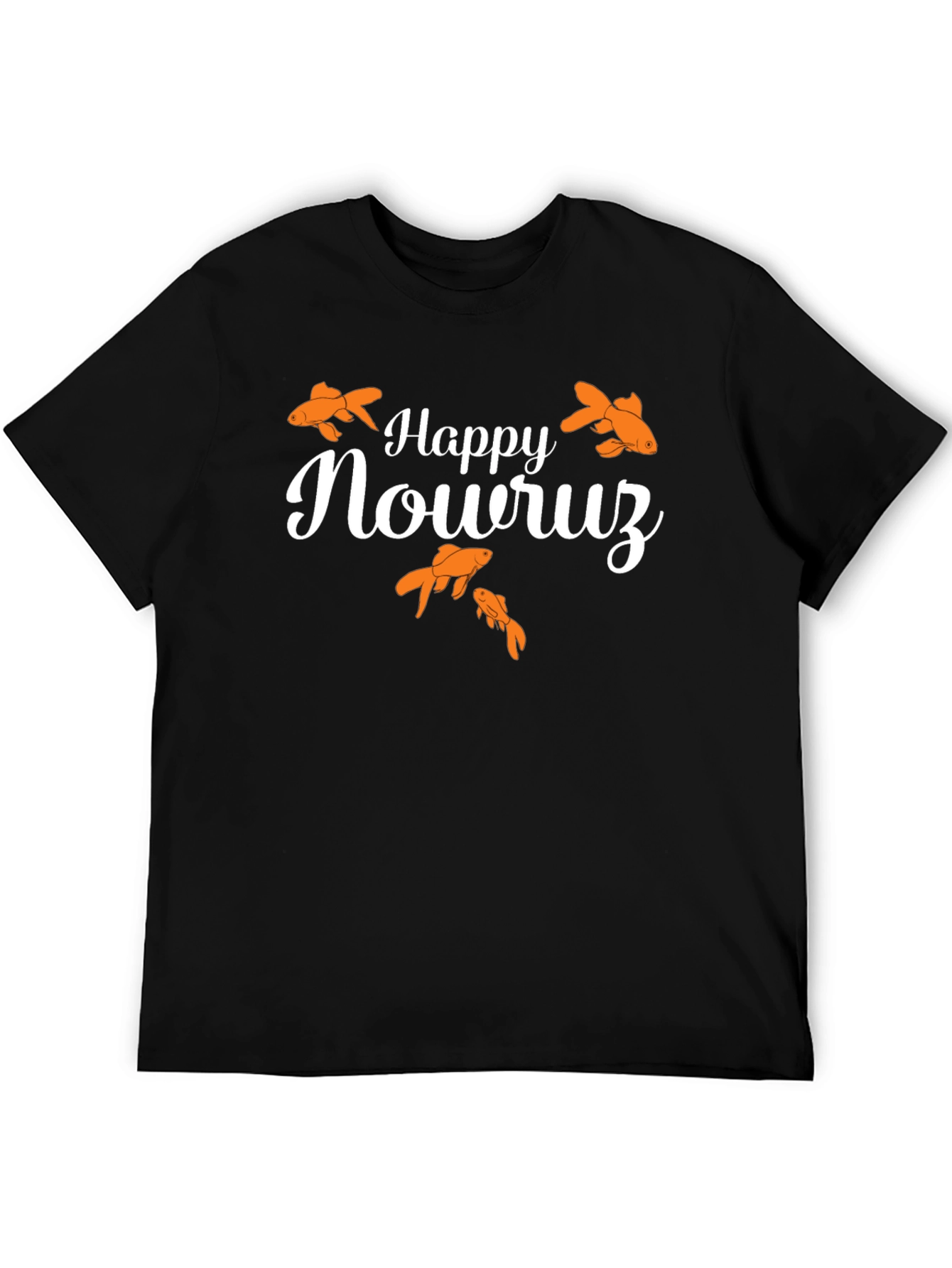 Happy Nowruz Goldfish Graphic T-Shirt