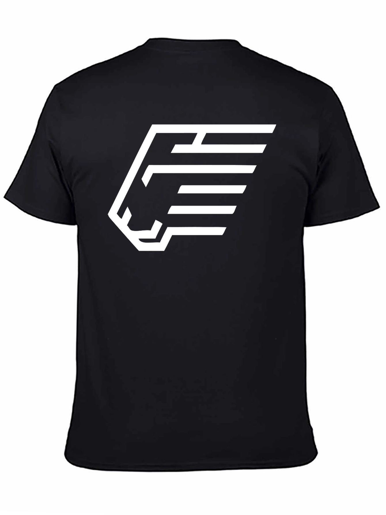 Bold Graphic Tee - Lion & Stripes Design