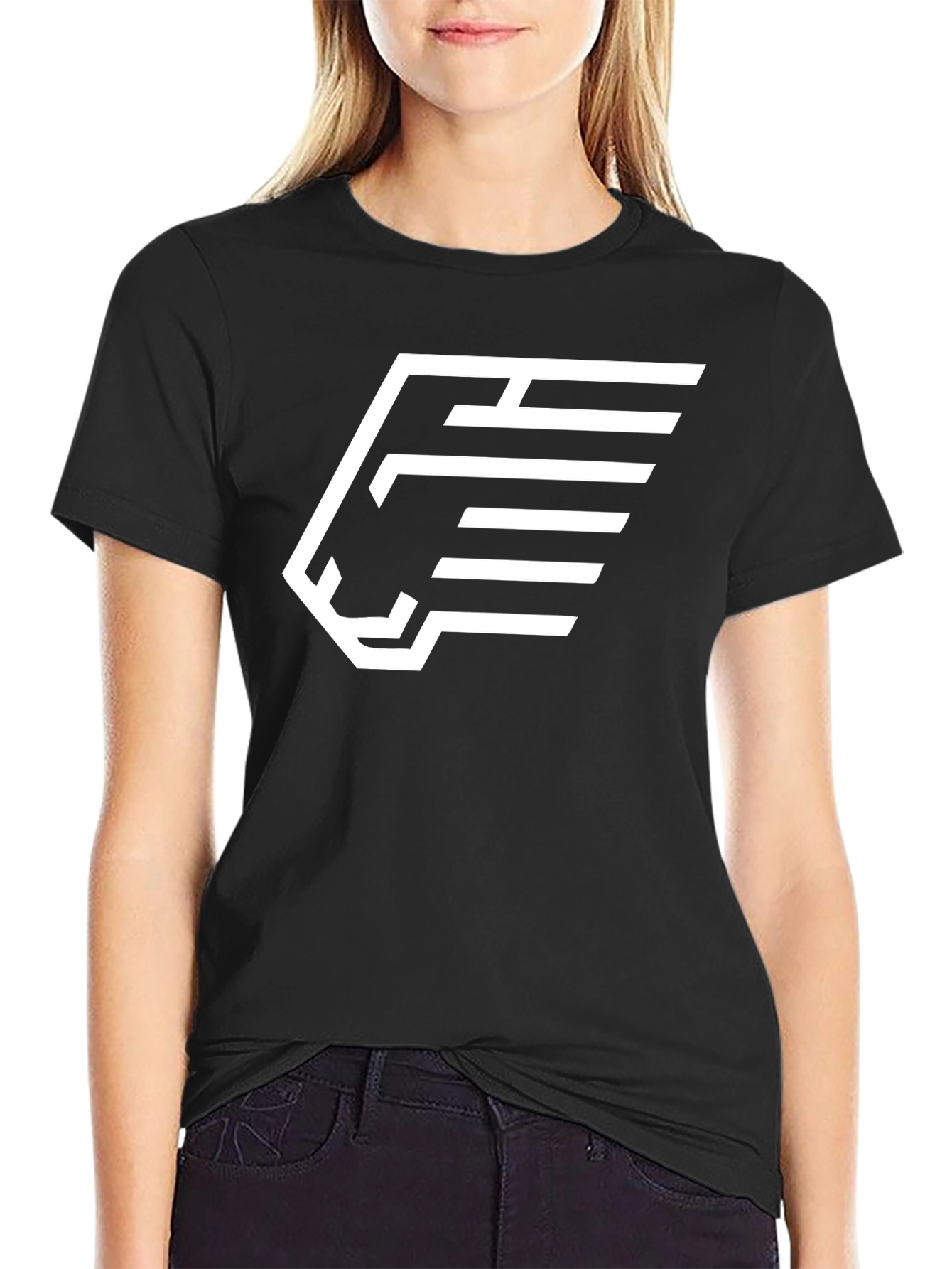 Bold Graphic Tee - Lion & Stripes Design