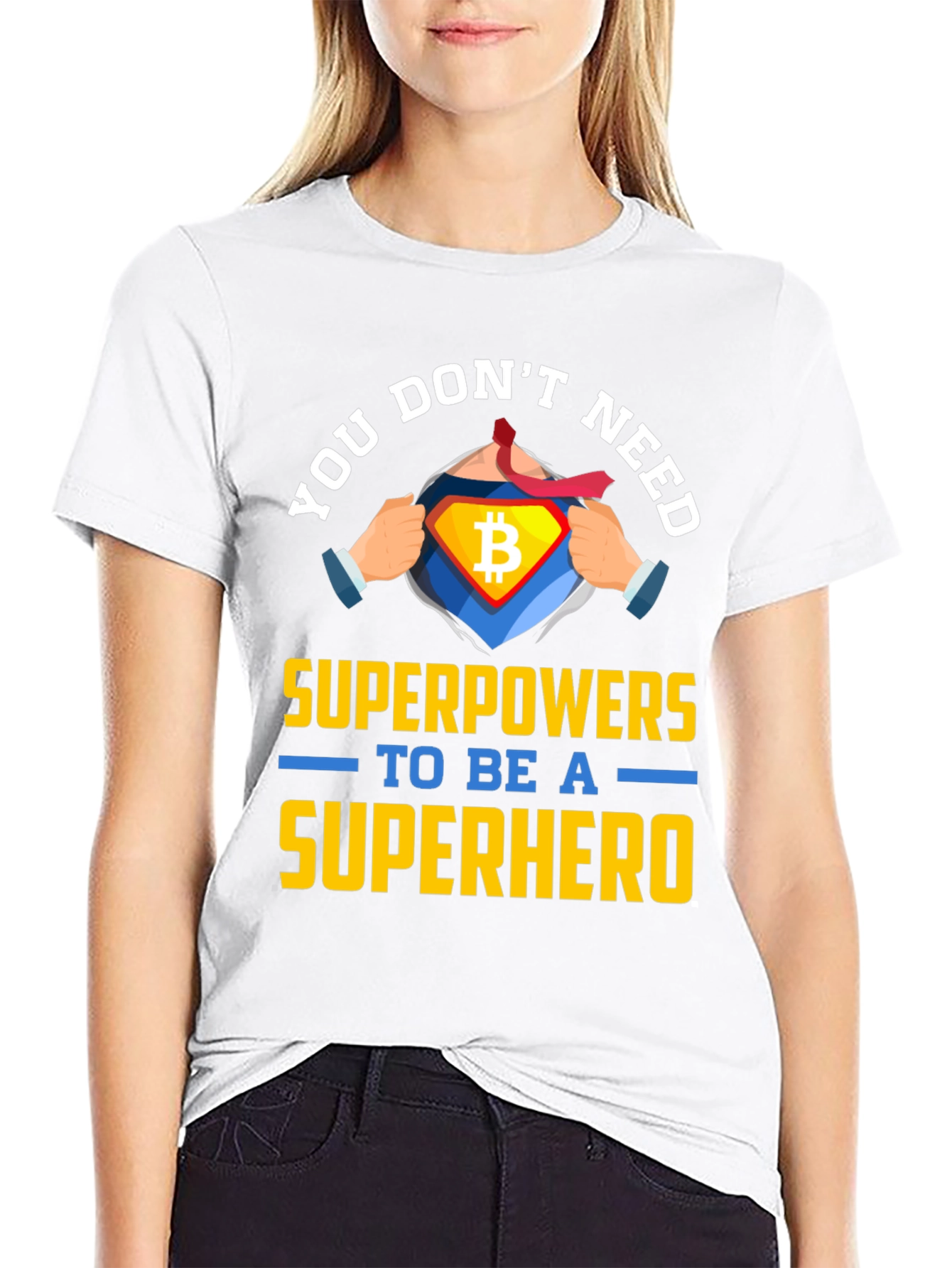 Bitcoin Superhero T-Shirt: Unleash Your Inner Power!