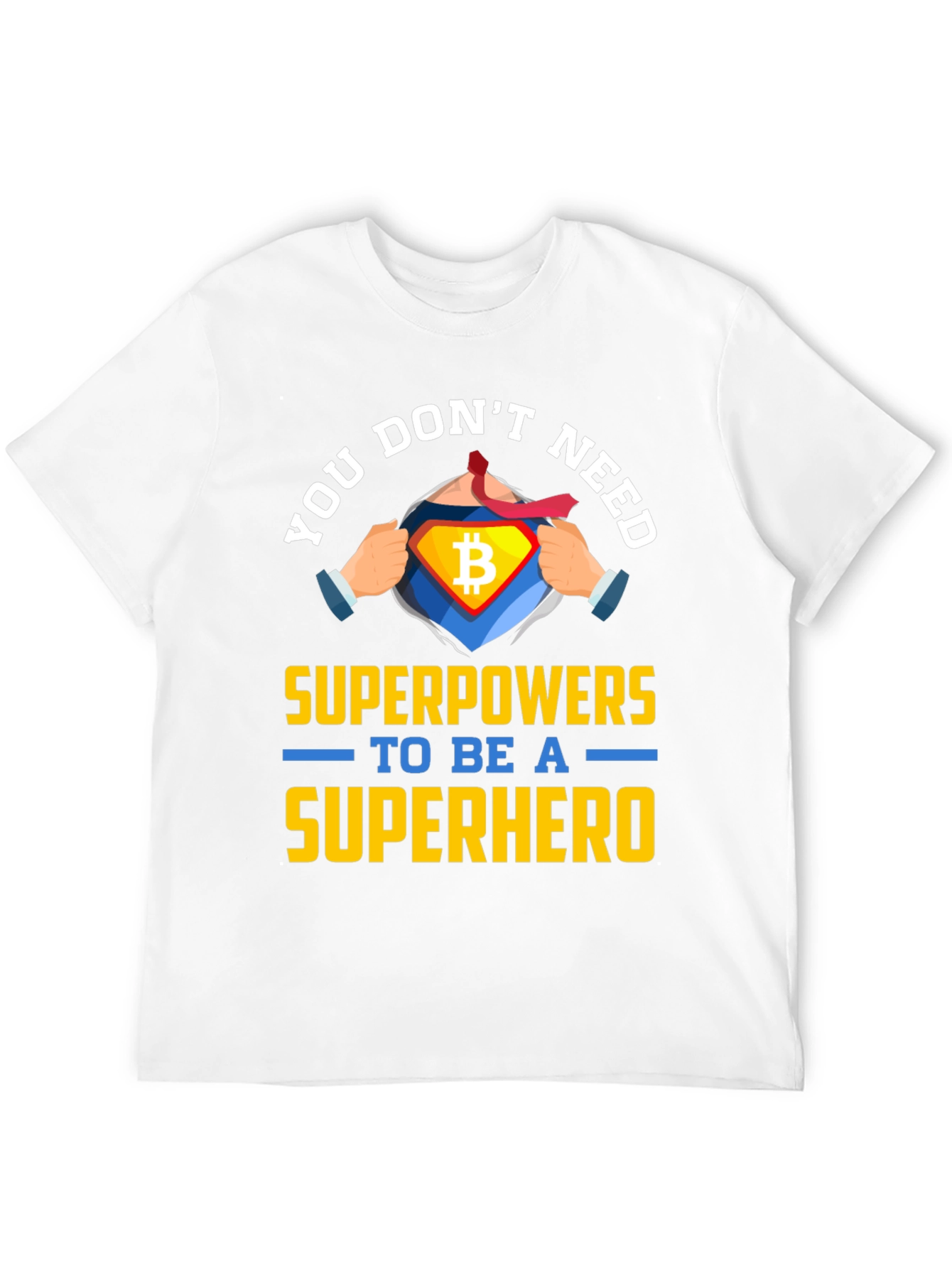 Bitcoin Superhero T-Shirt: Unleash Your Inner Power!