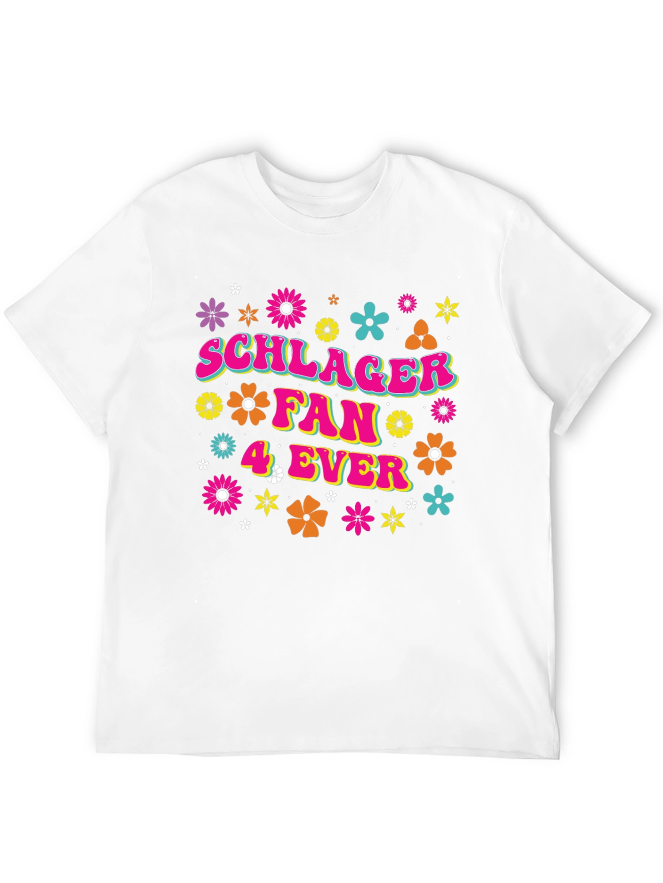 Schlager Fan 4 Ever Black Graphic Tee