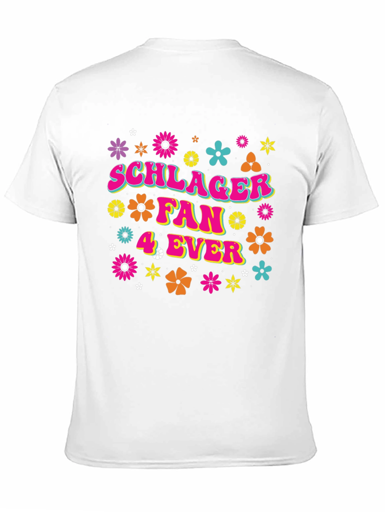 Schlager Fan 4 Ever Black Graphic Tee