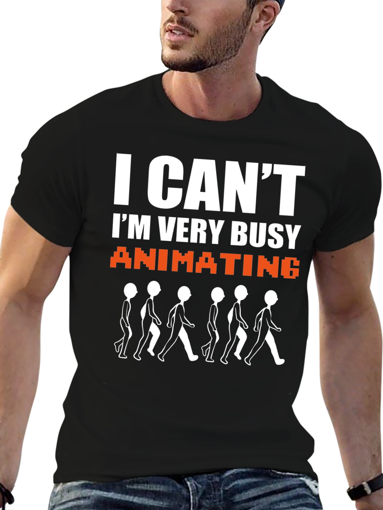 Funny Animating T-Shirt - I Cant Im Very Busy