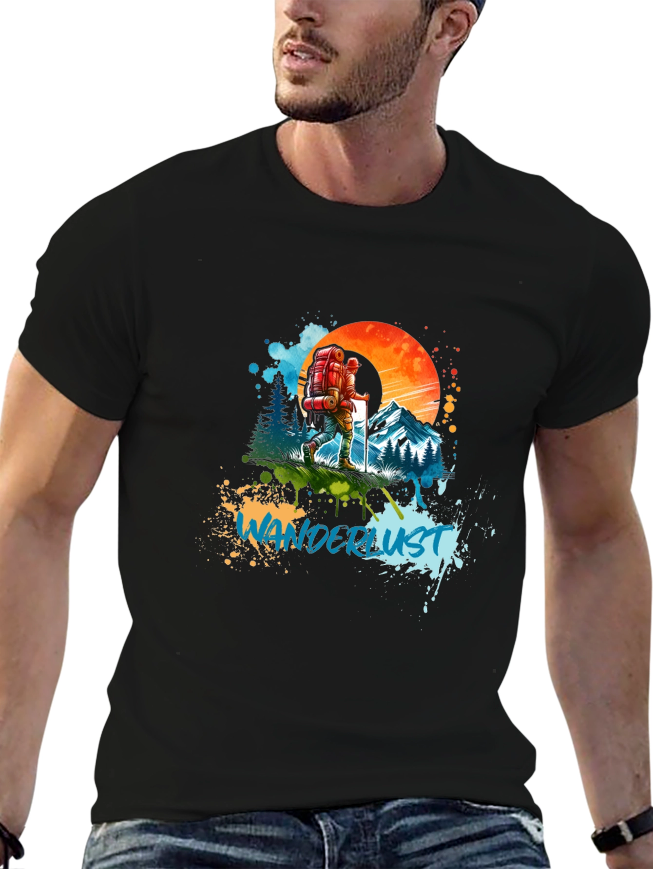 Wanderlust Adventure Graphic T-Shirt