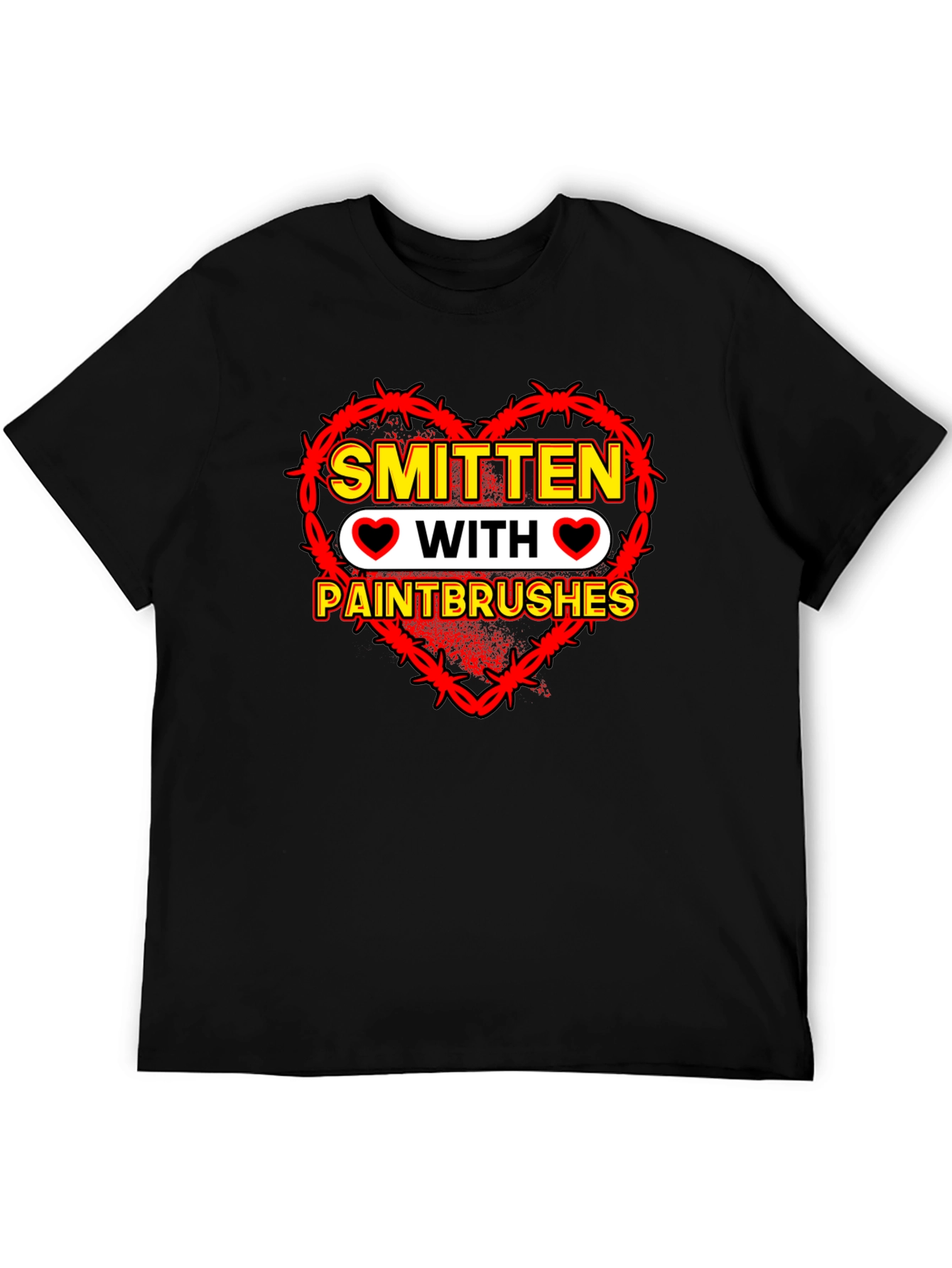 Smitten With Paintbrushes Graphic Tee