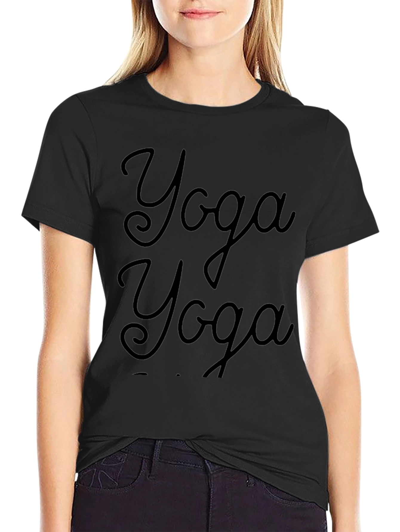 Yoga T-Shirt - Double Print Casual Wear