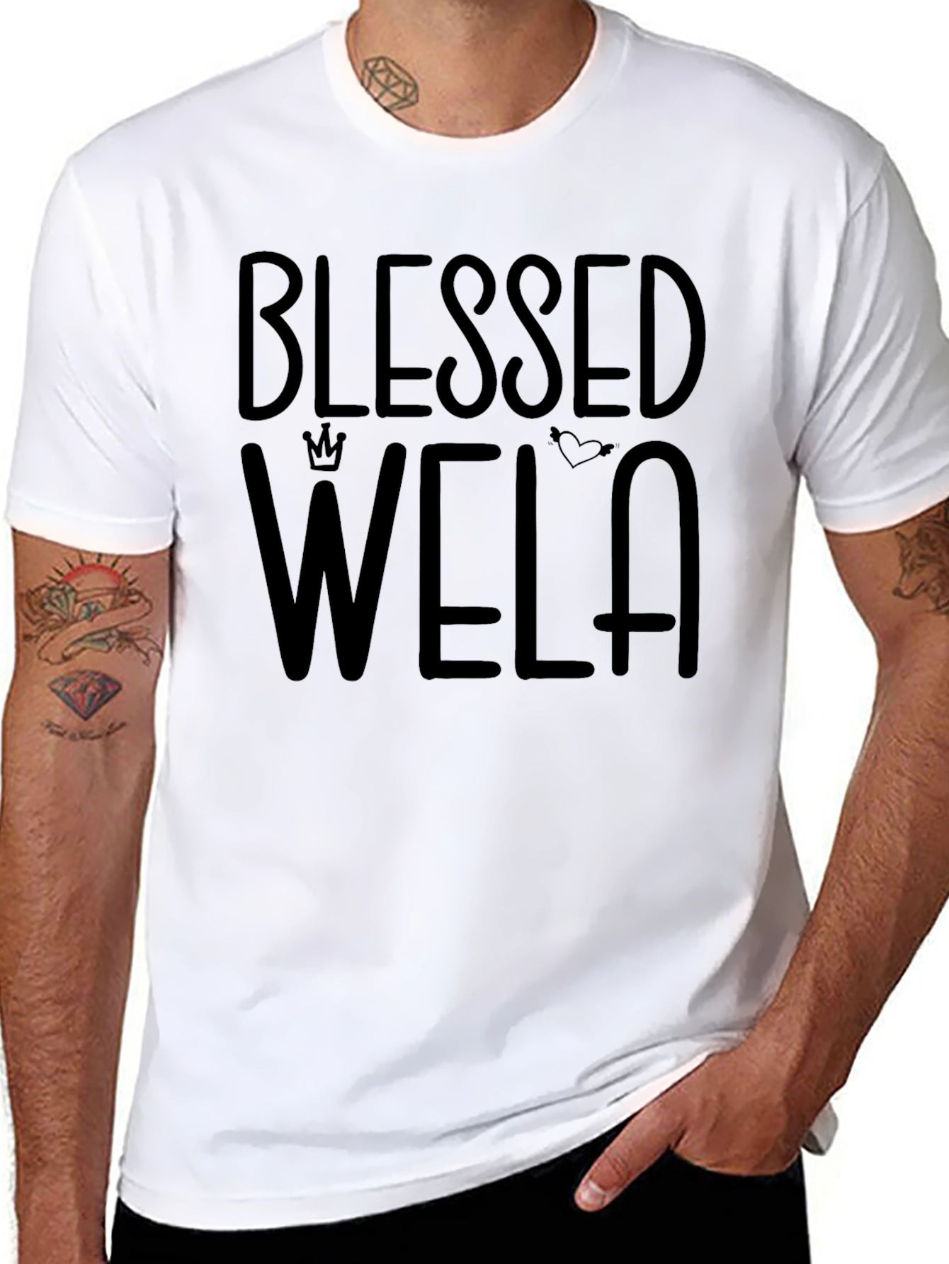 Blessed Wela Graphic T-Shirt - Casual Comfort