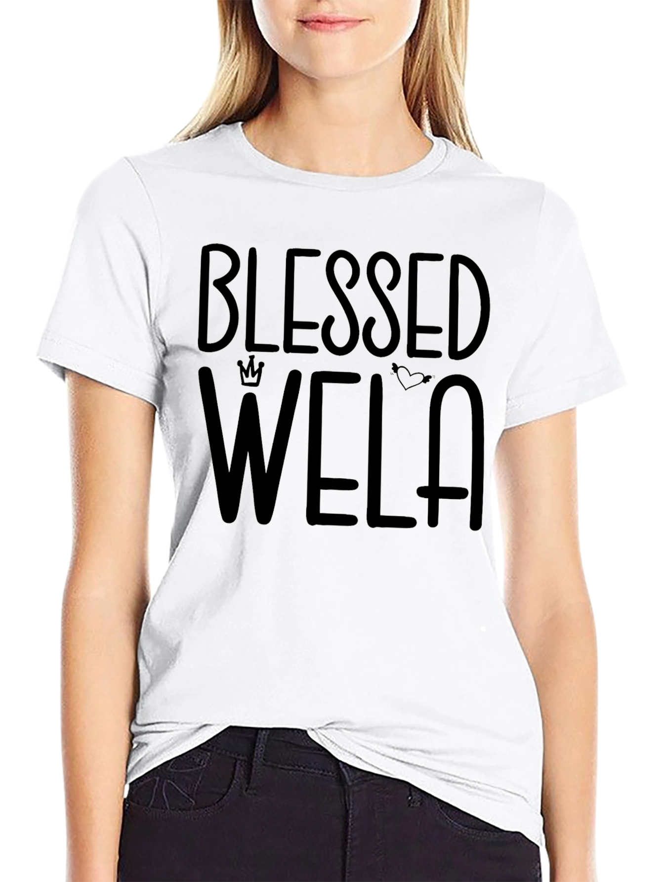 Blessed Wela Graphic T-Shirt - Casual Comfort