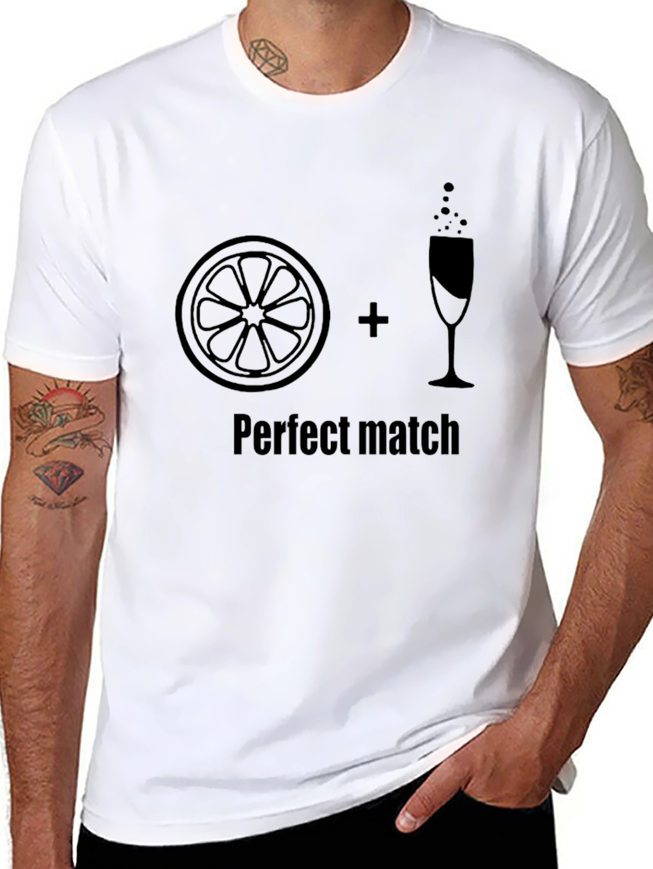 Perfect Match T-Shirt - Gin & Tonic Style