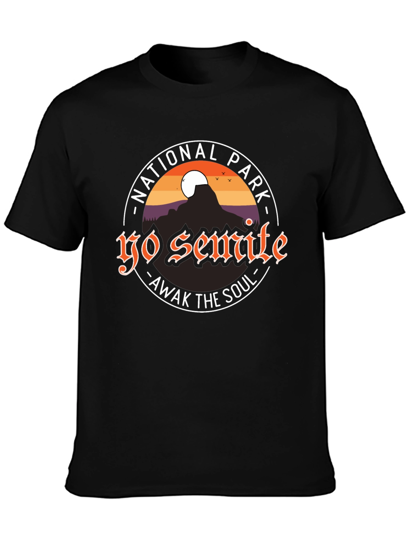 Yosemite National Park T-Shirt Awaken The Soul Graphic Tee