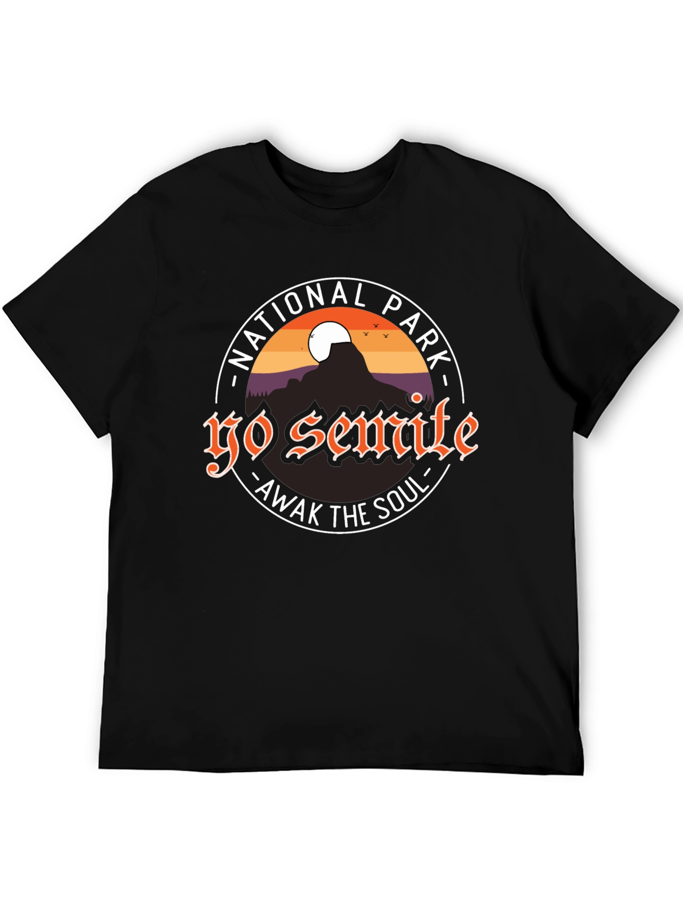 Yosemite National Park T-Shirt Awaken The Soul Graphic Tee