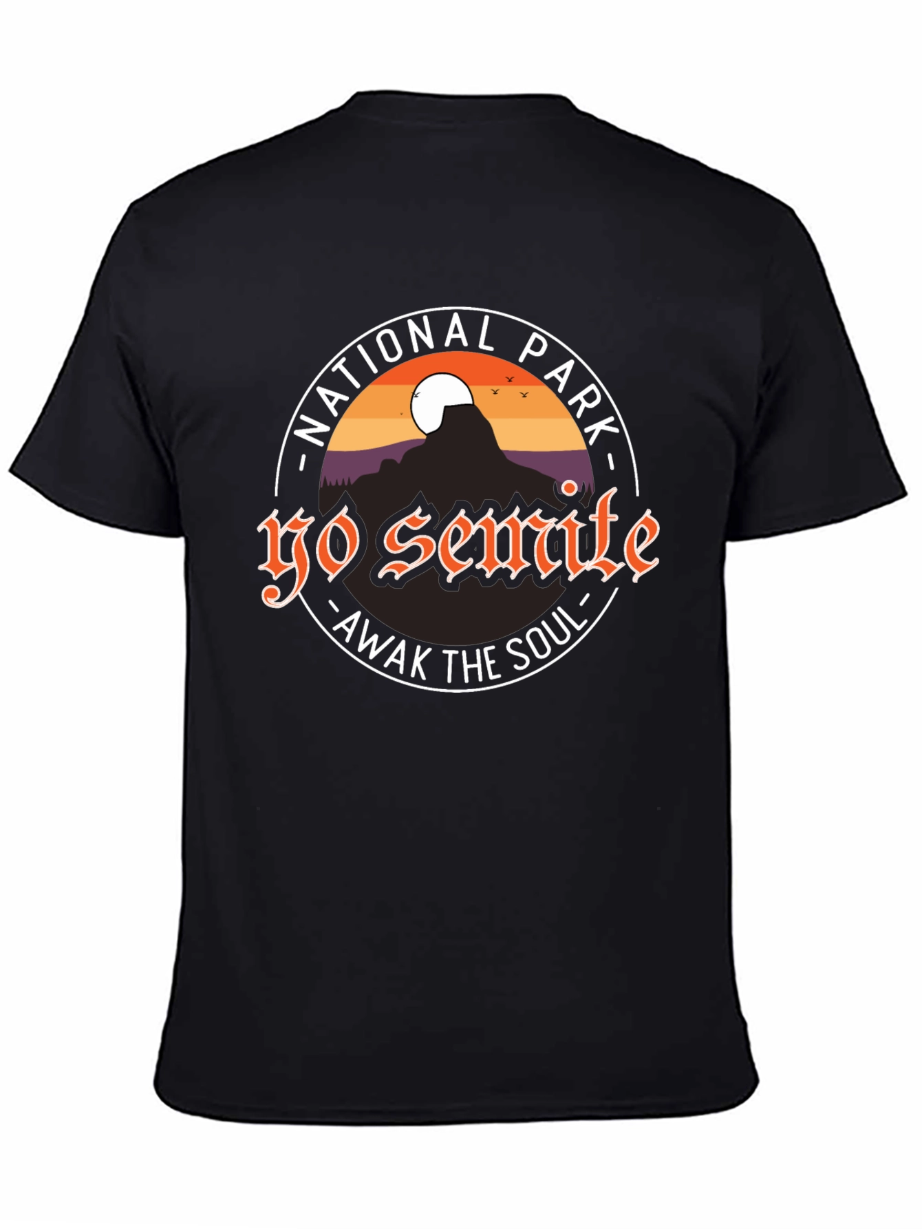Yosemite National Park T-Shirt Awaken The Soul Graphic Tee