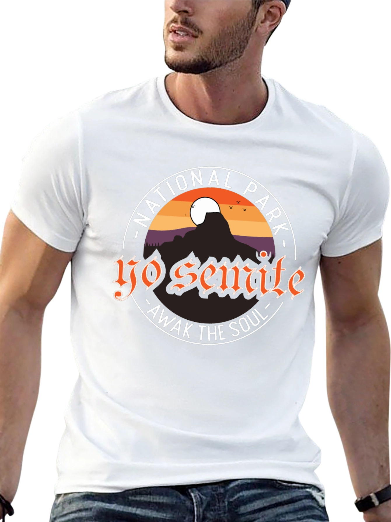 Yosemite National Park T-Shirt Awaken The Soul Graphic Tee