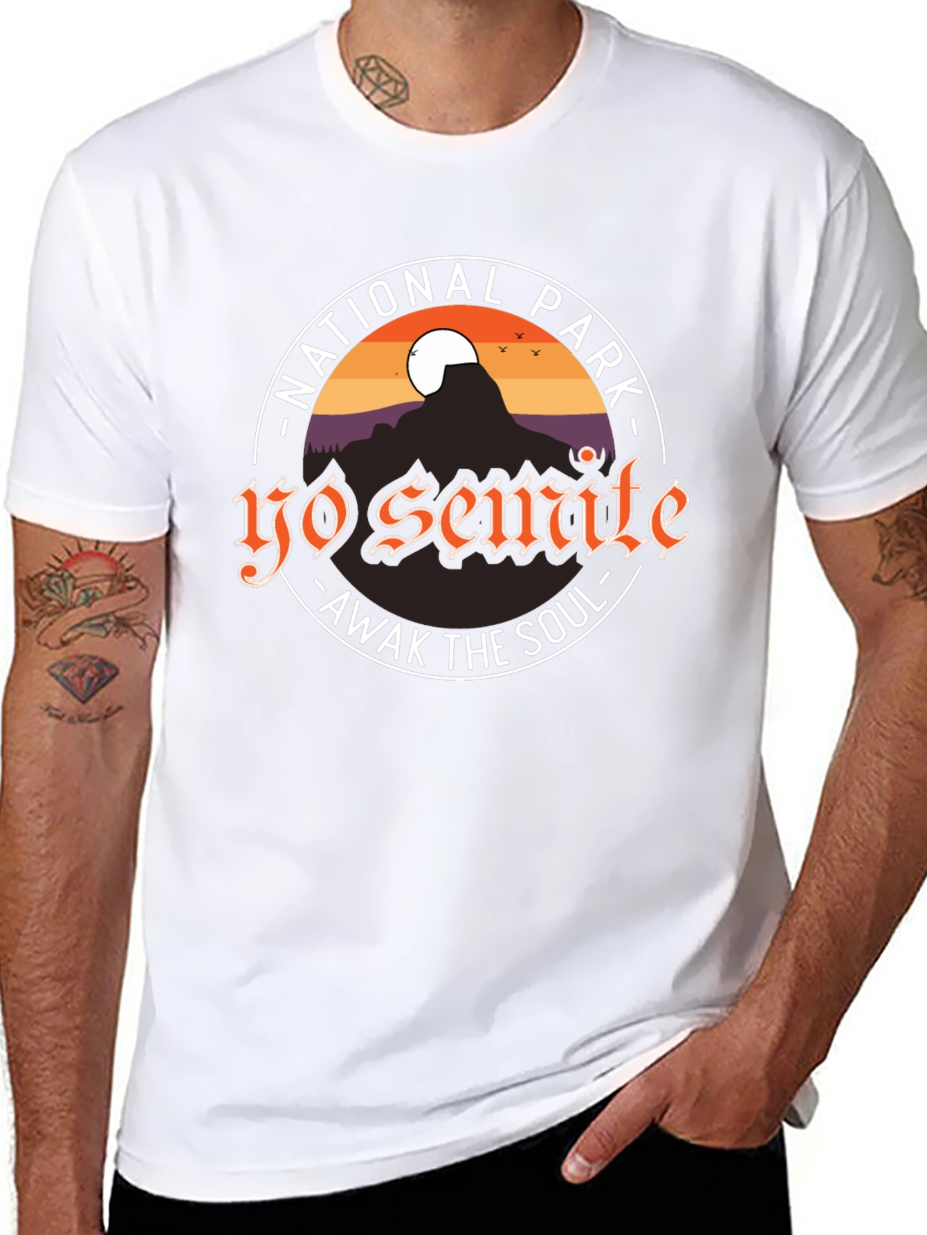 Yosemite National Park T-Shirt Awaken The Soul Graphic Tee