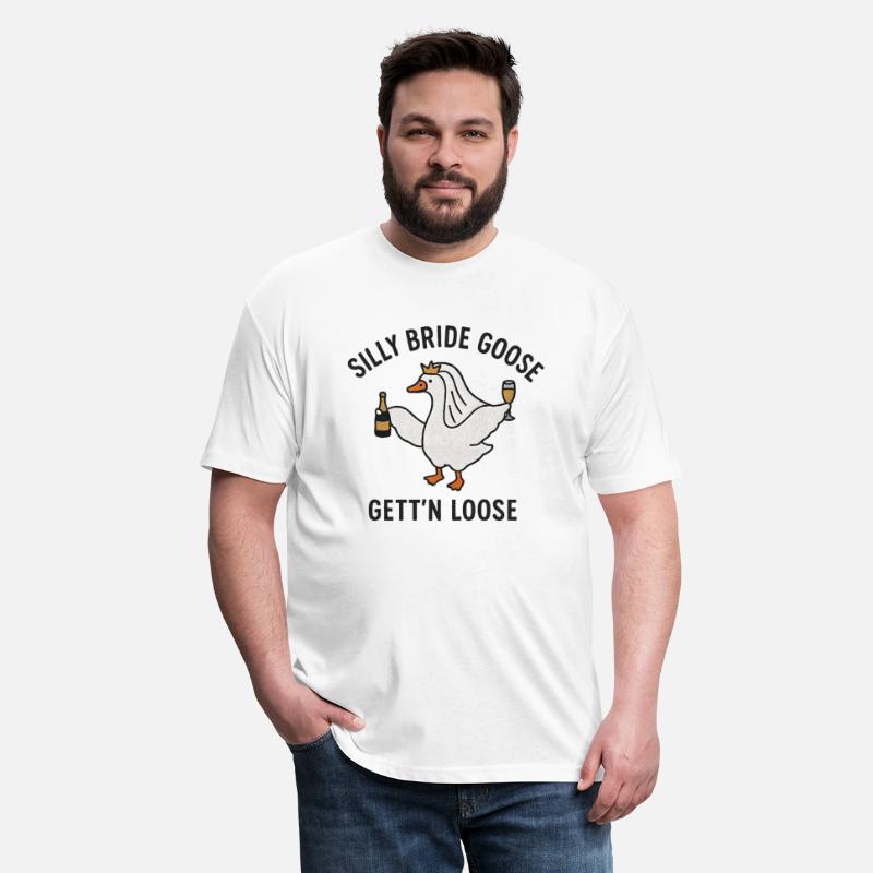 Embroidered Silly Goose Bride Funny Goose Lover